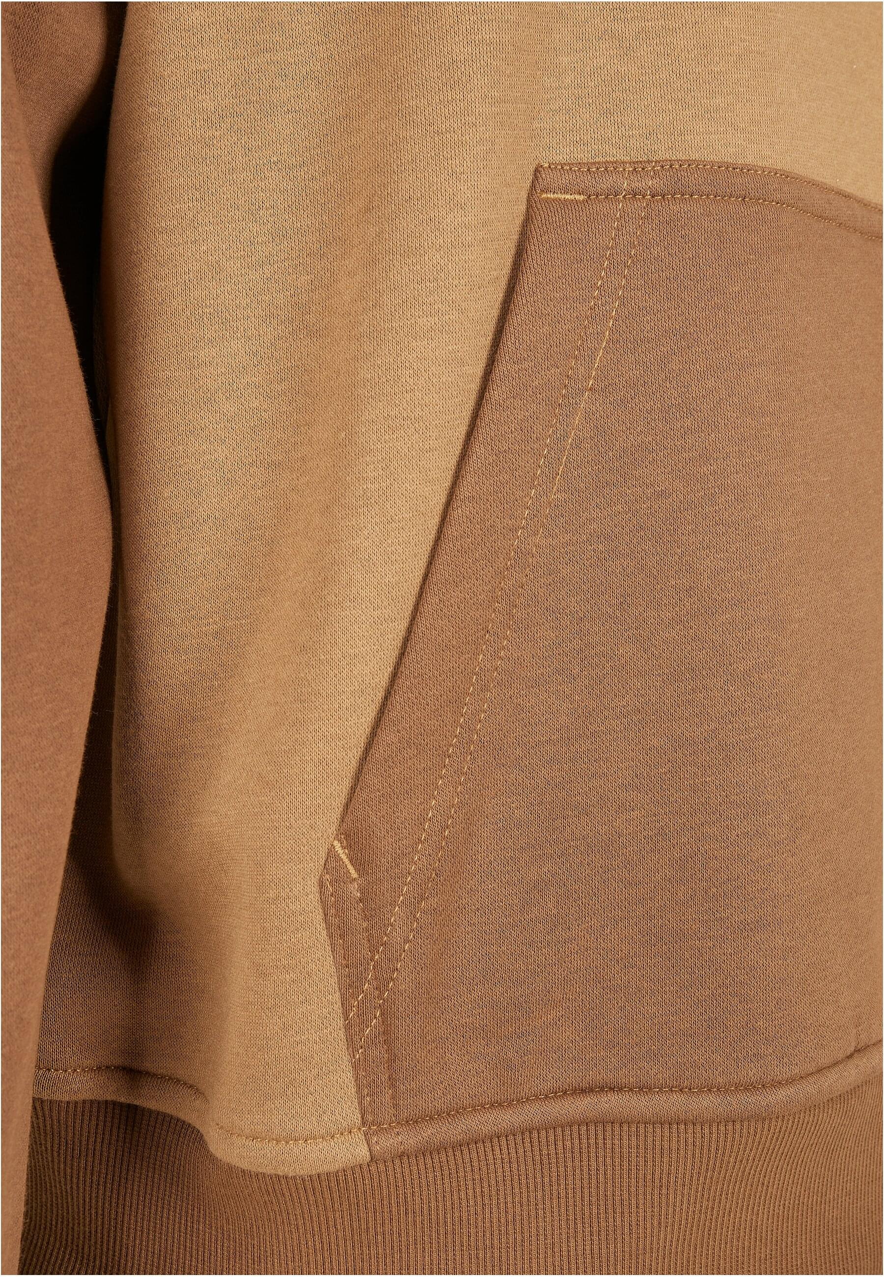 URBAN CLASSICS Rundhalspullover »Urban Classics Herren 2-Tone Fake Raglan Hoody«, (1 tlg.)