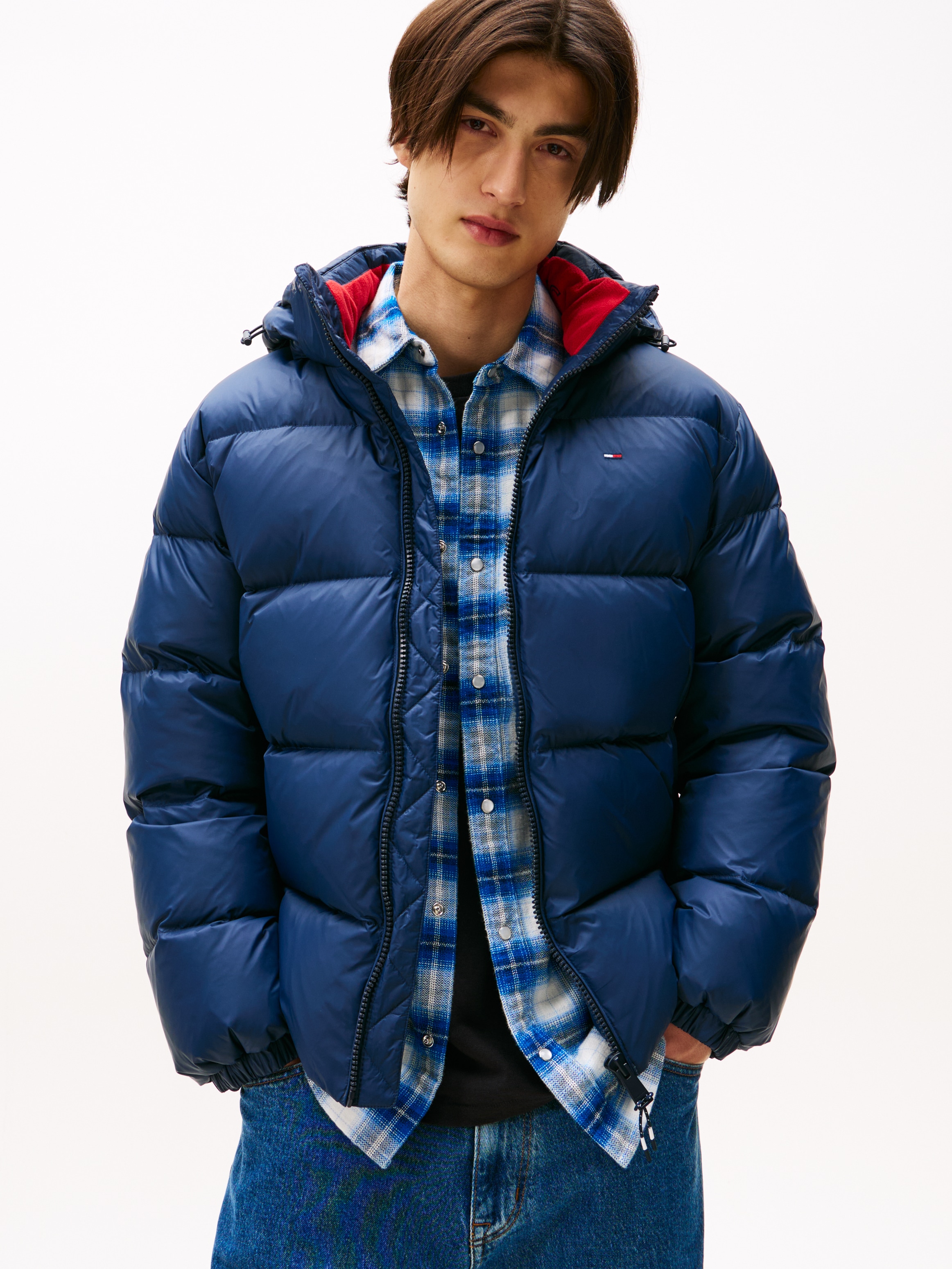 Tommy Jeans "TJM ESSENTIAL DOWN JACKET EXT" mit Kapuze Winterjacke Outdoorj günstig online kaufen