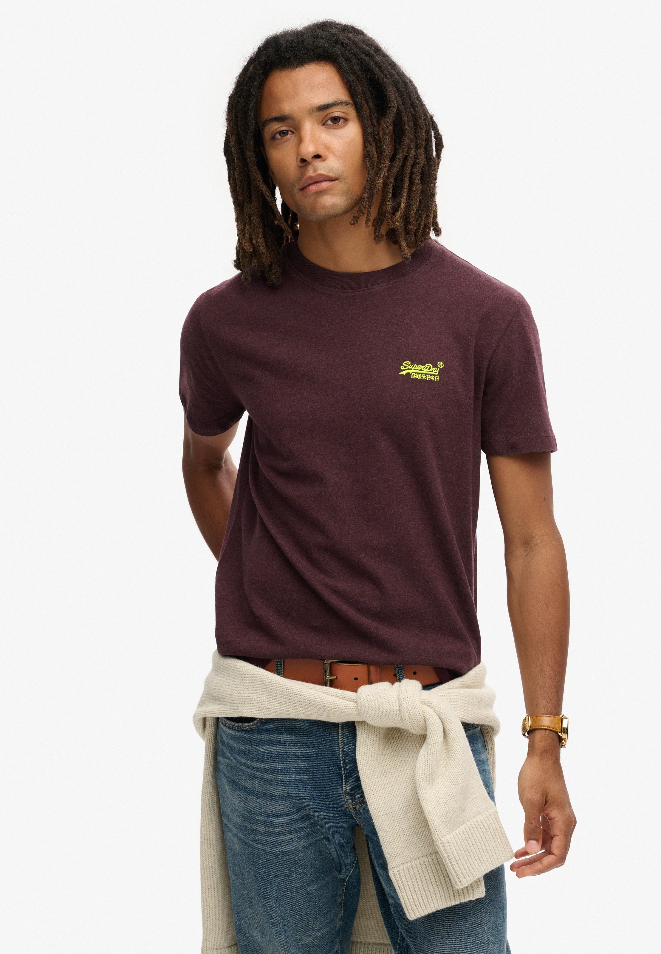 Superdry Rundhalsshirt "ESSENTIAL LOGO EMB TEE" günstig online kaufen