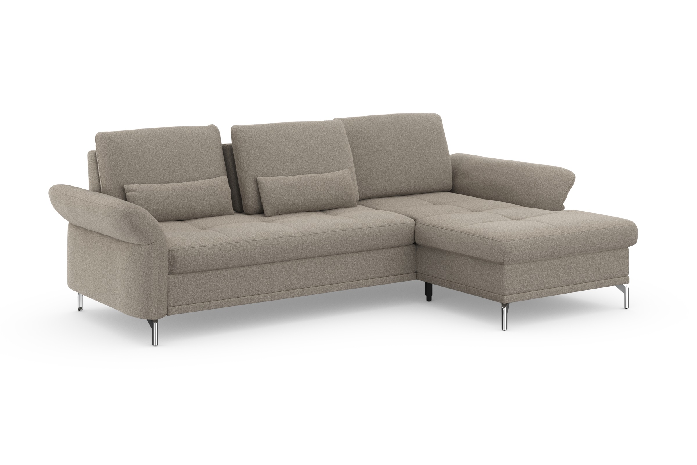 Home affaire Ecksofa "Palm Beach L-Form" Federkern, mit Sitztiefenverstellu günstig online kaufen