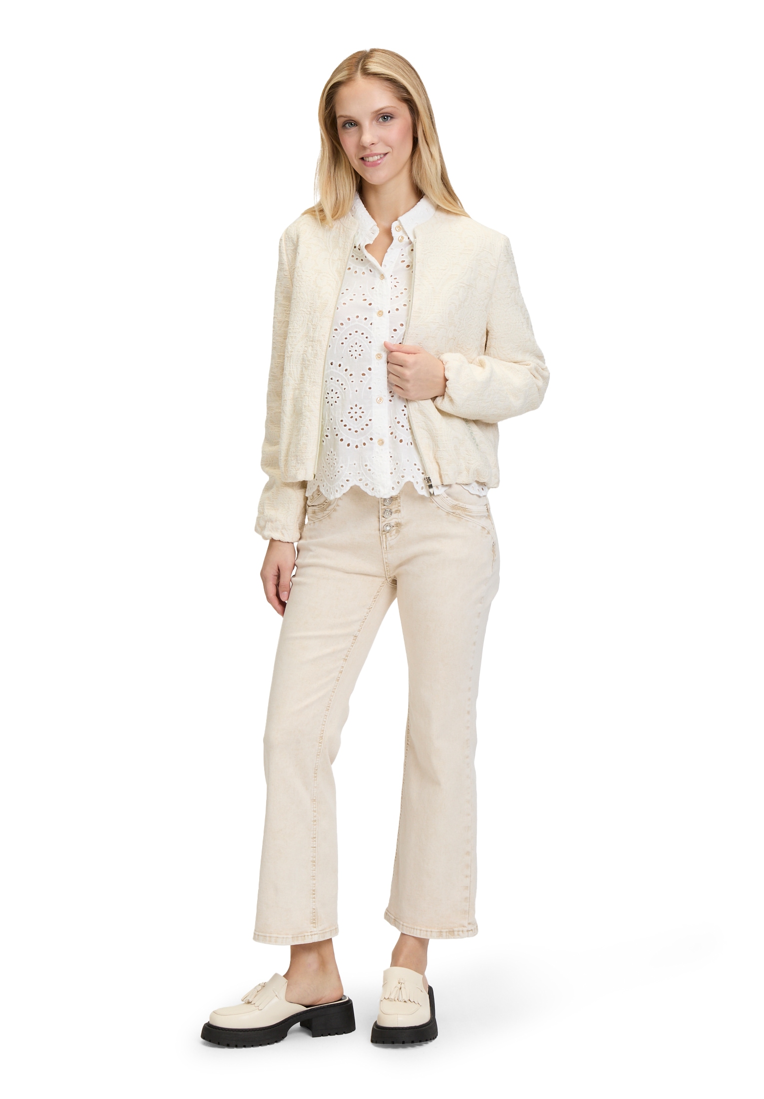Cartoon Jackenblazer »Cartoon Blouson mit Eingrifftaschen«, Material