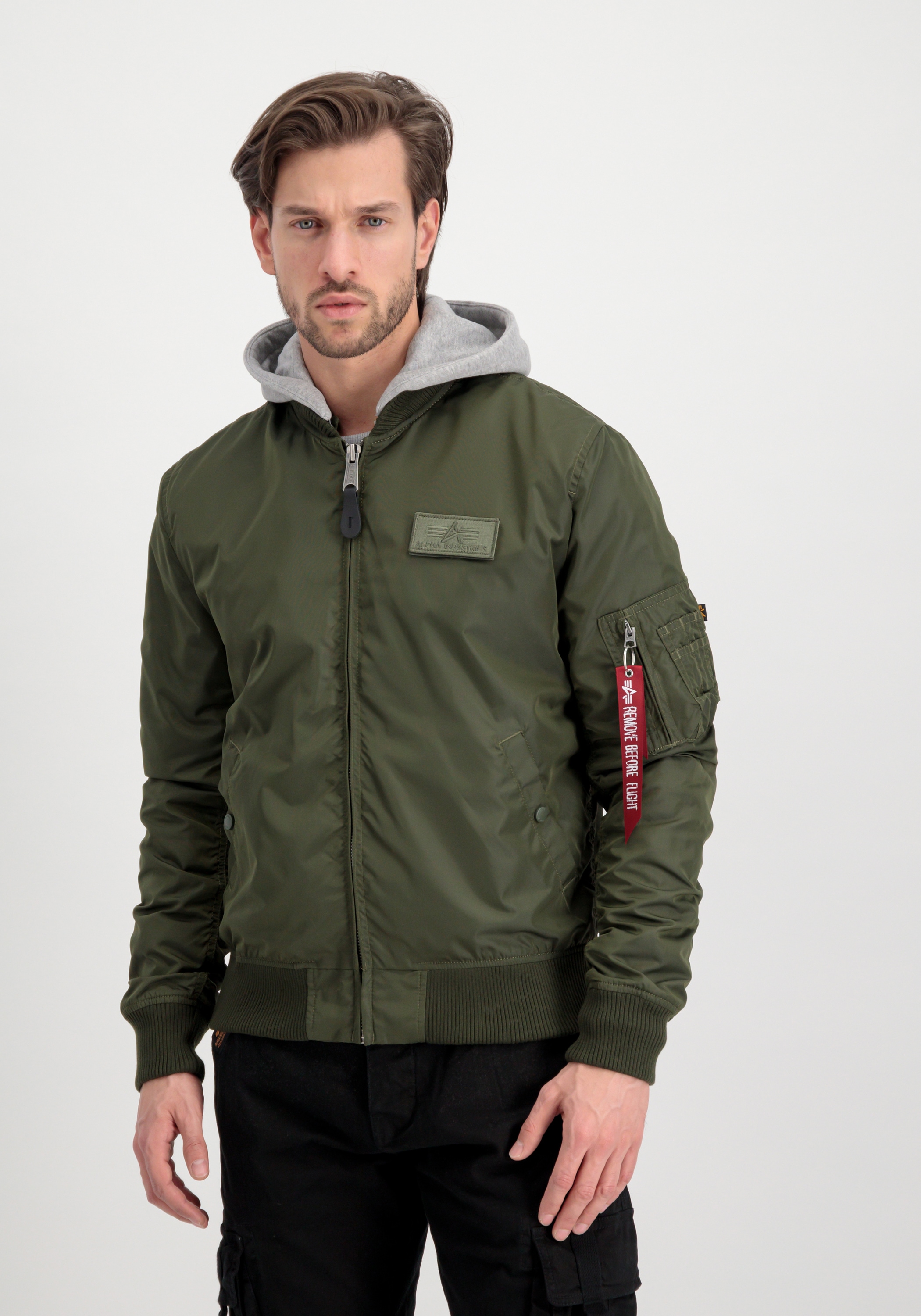 Alpha Industries Bomberjacke »ALPHA INDUSTRIES Men - Bomber Jackets MA-1 TT Hood«