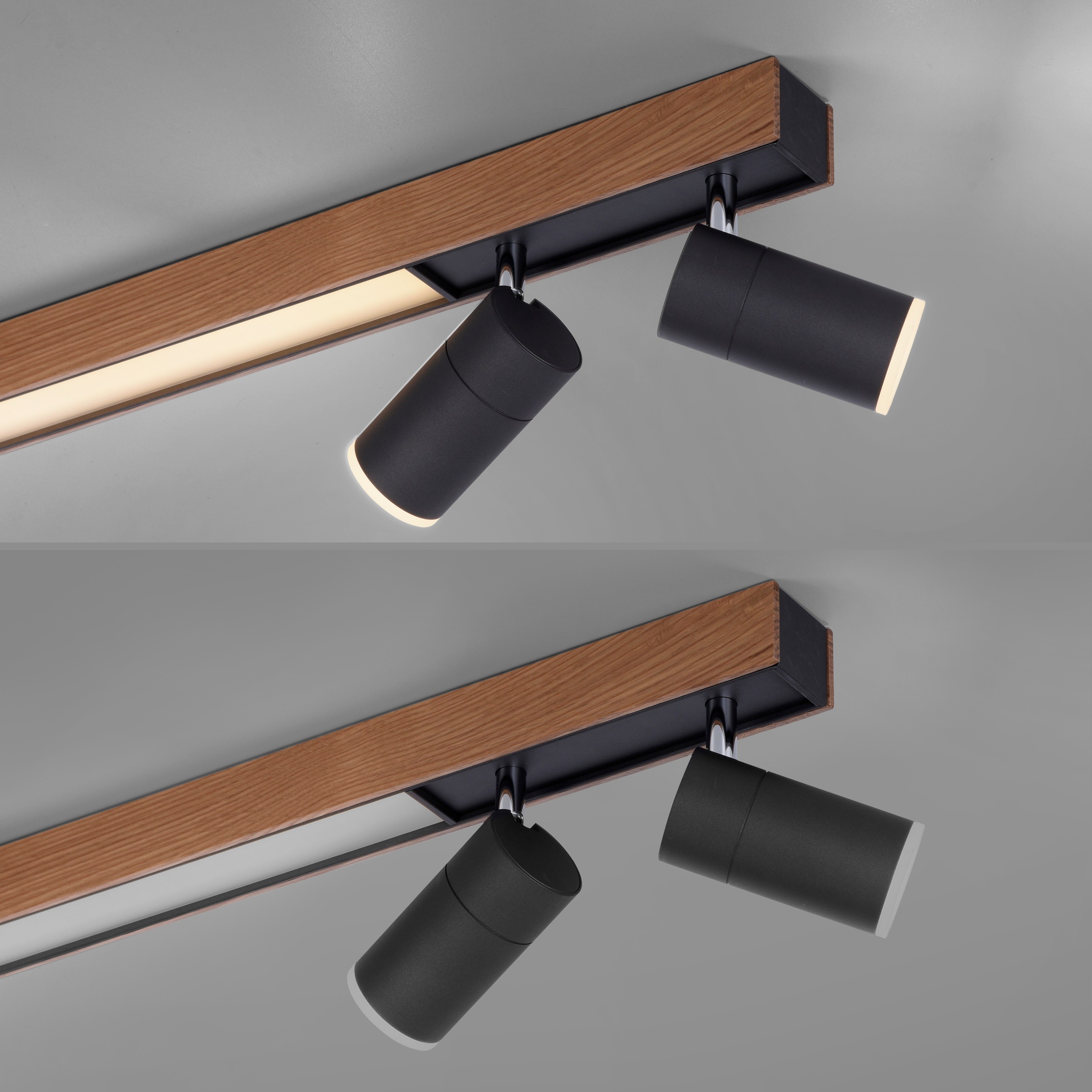 Neuhaus PURE LED Deckenleuchte »PURE Lines Spot« LED-Board 1 Stk. warmweiß - kaltweiß Spots dreh- und schwenkbar, CCT, dimmbar