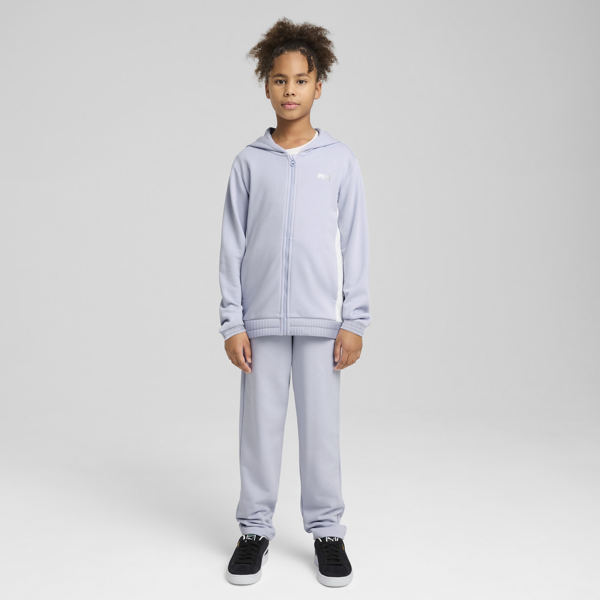 PUMA Jogginganzug »Metallic Jogginganzug mit Kapuze Mädchen«