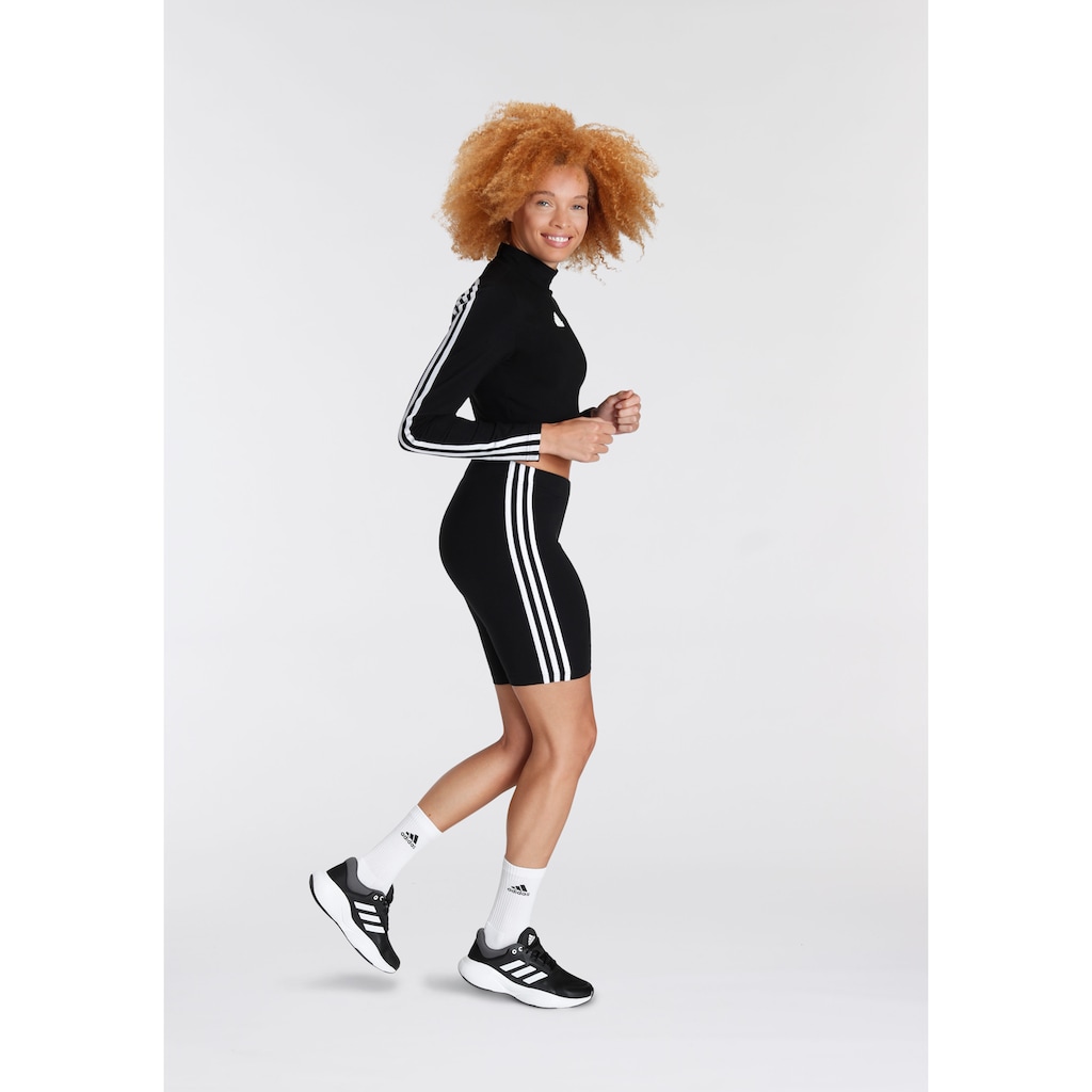 adidas Sportswear Shorts »ESSENTIALS 3STREIFEN KURZE TIGHT«, (1 tlg.)