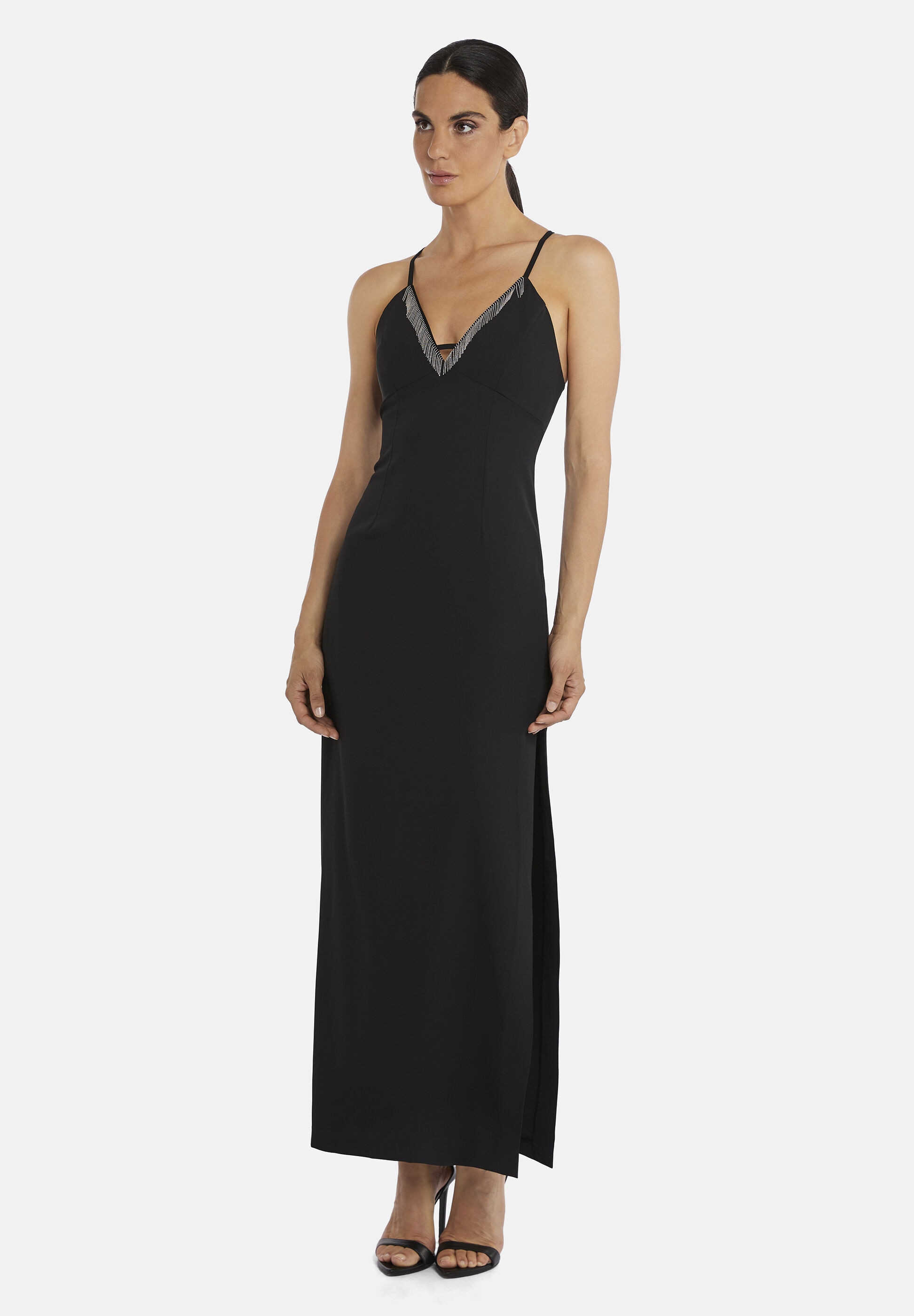 Nicowa Abendkleid »Nicowa Kleid FENAWI« Ohne Taschen mit einem locker fallendem Rock