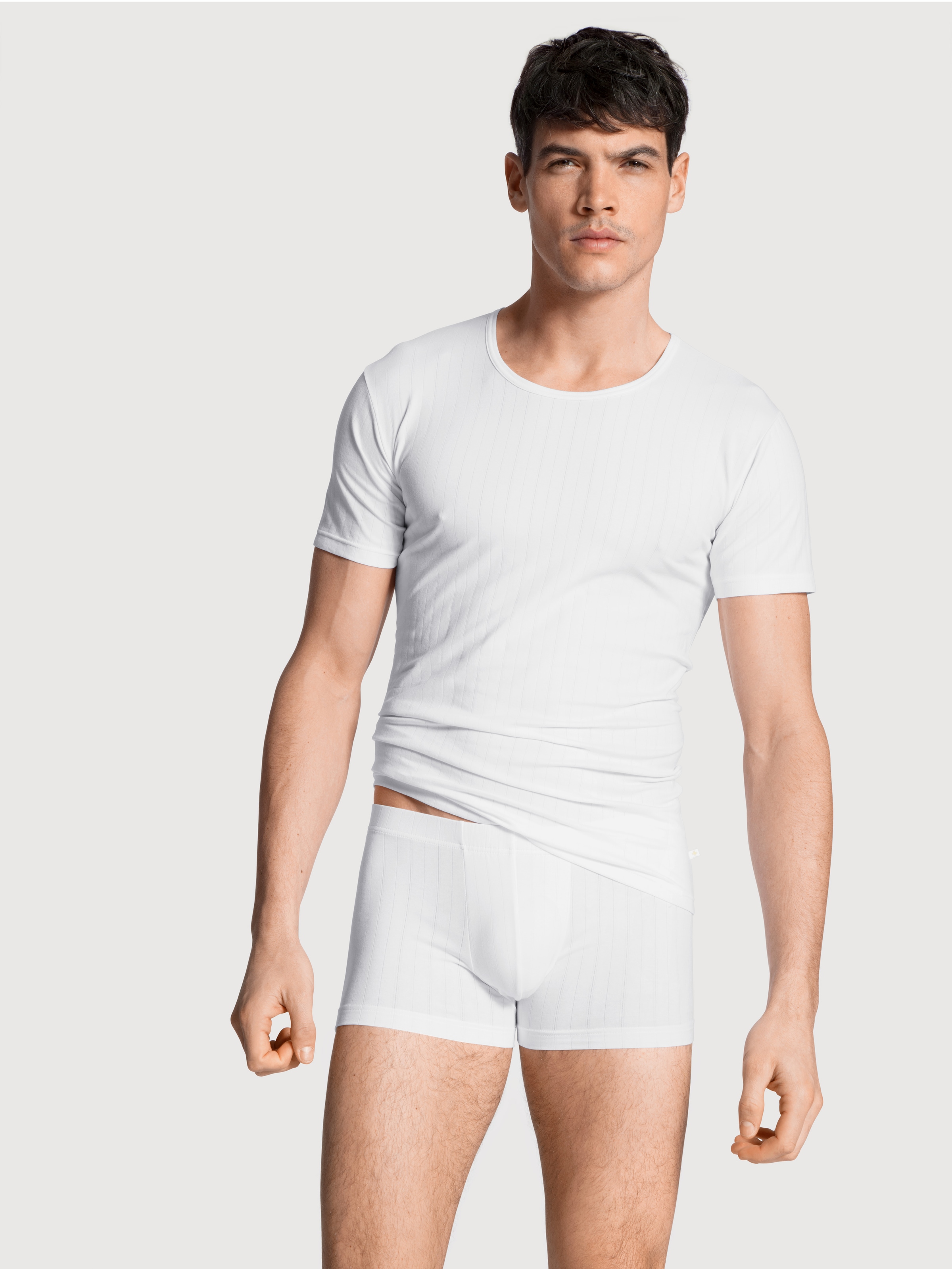 CALIDA Kurzarmshirt "Pure&Style", Rundhals-Ausschnitt, Kurzarm, elastisch, günstig online kaufen