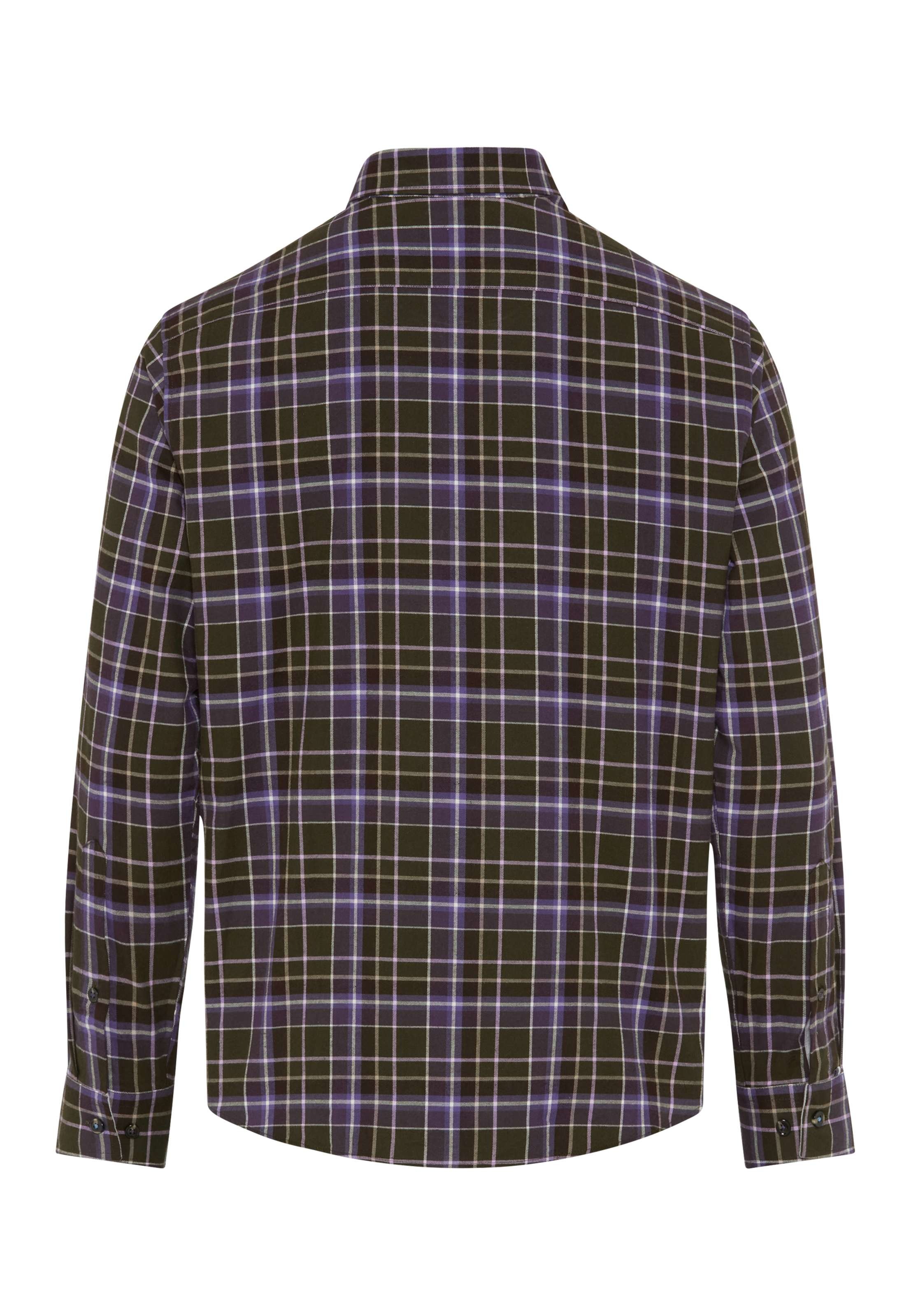 Brax Businesshemd »Style DANIEL« Flanell: Karohemd aus reiner Baumwolle