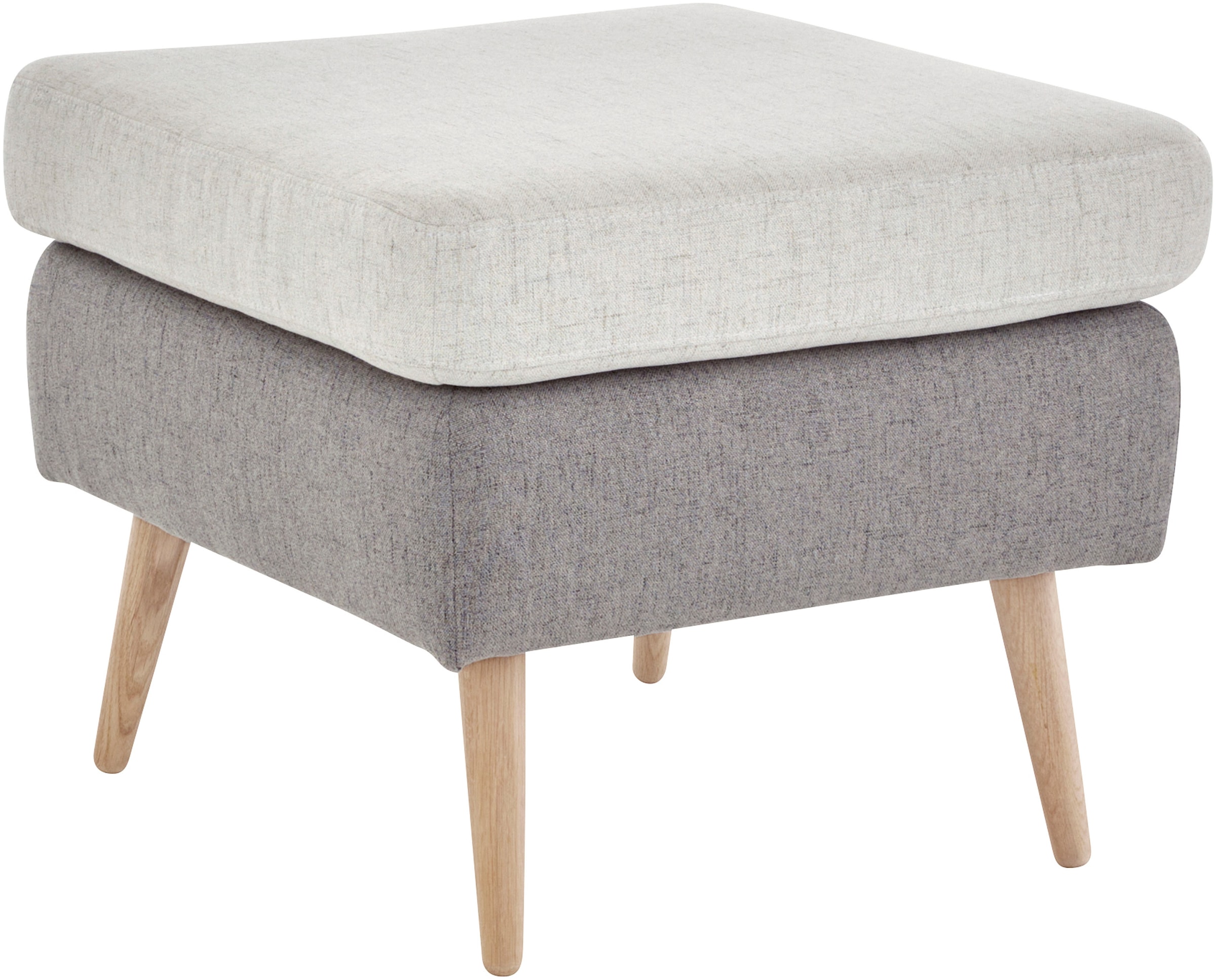 Home affaire Hocker "Salla", 2-farbig, Bouclé oder Struktur fein, passend z günstig online kaufen
