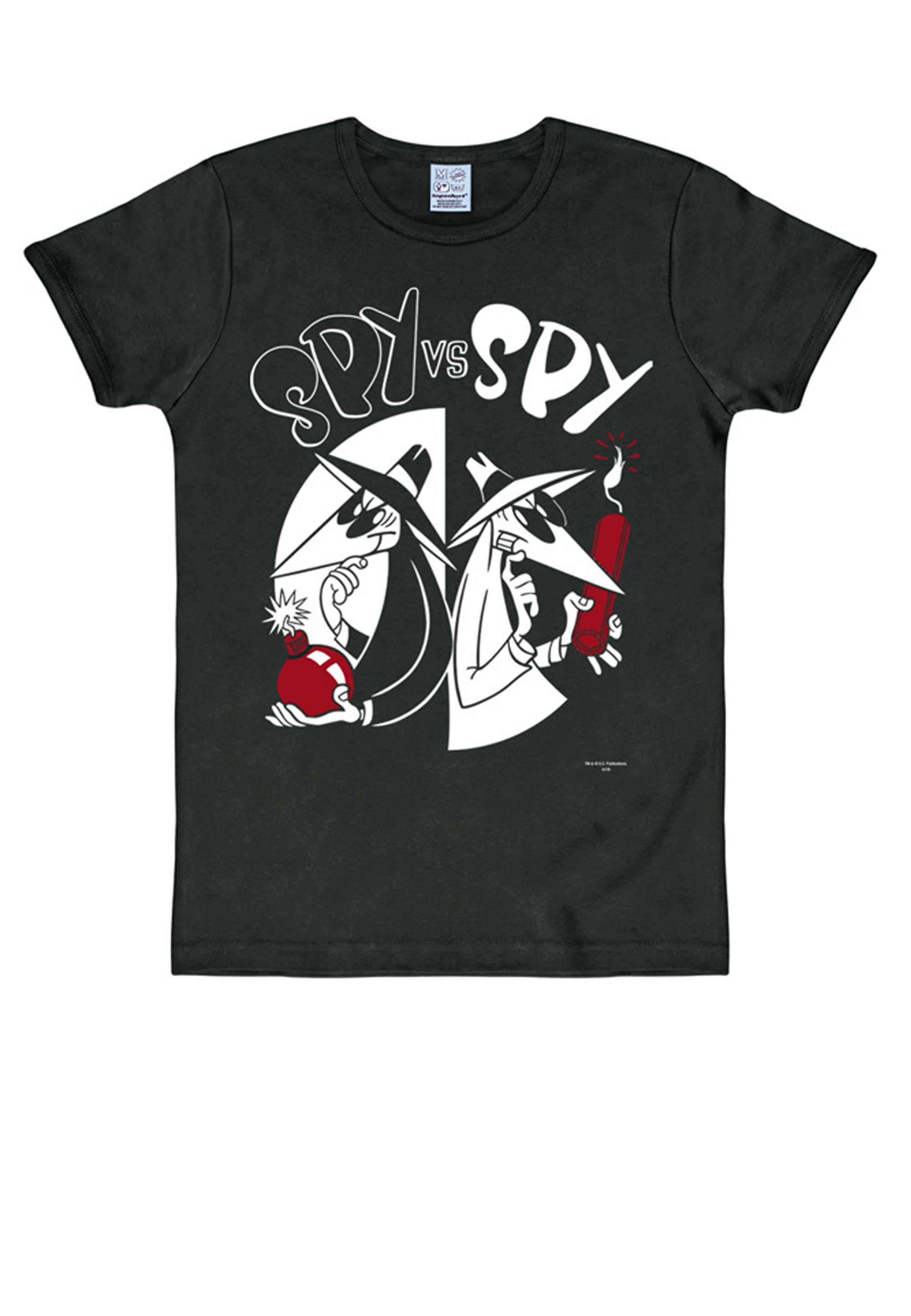 T-Shirt mit witzigem Print Spy vs. Spy
