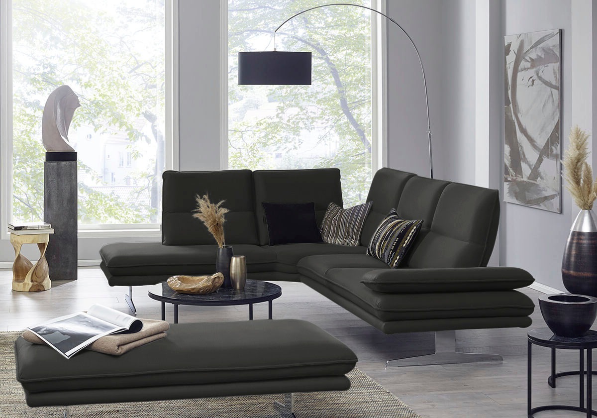 W.SCHILLIG Ecksofa "broadway, Designsofa, mit tollem Sitzkomfort, L-Form" S günstig online kaufen