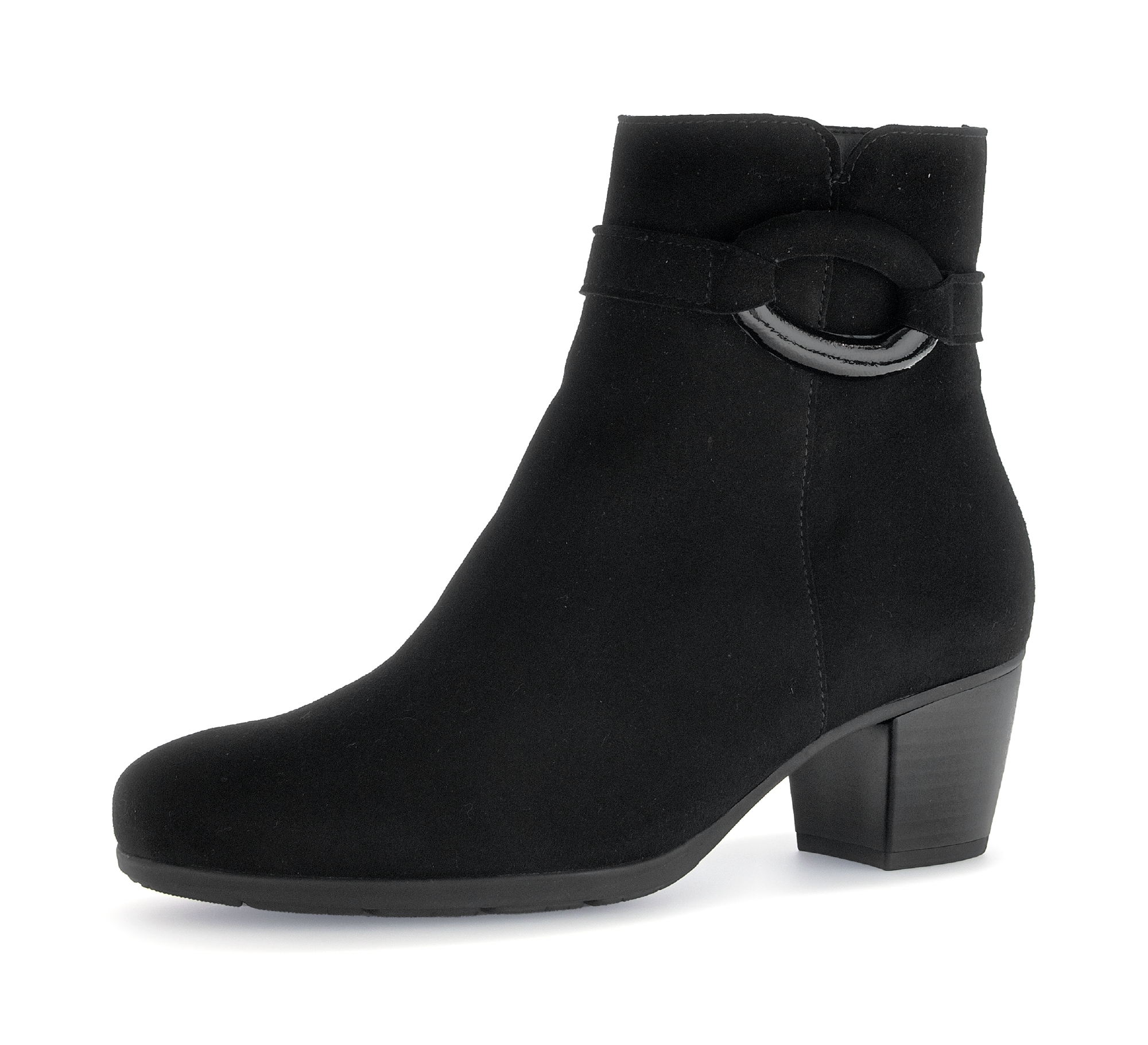 Gabor Stiefelette, Blockabsatz, Businessschuh mit dekorativem Schmuckelemen günstig online kaufen