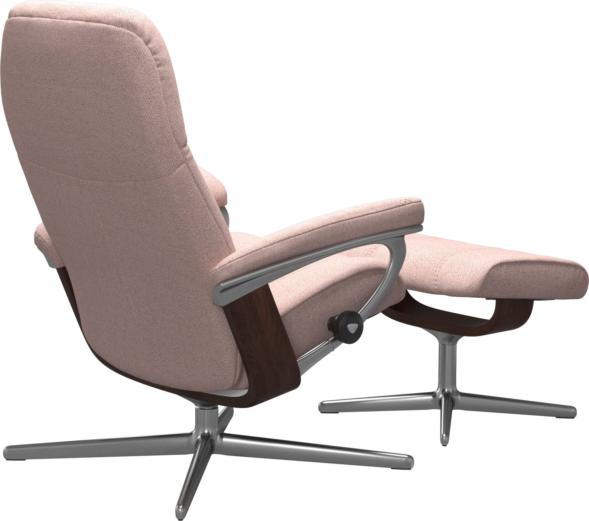 Stressless® Fußhocker »Consul«, mit Cross Base, Größe S, M & L, Holzakzent Braun
