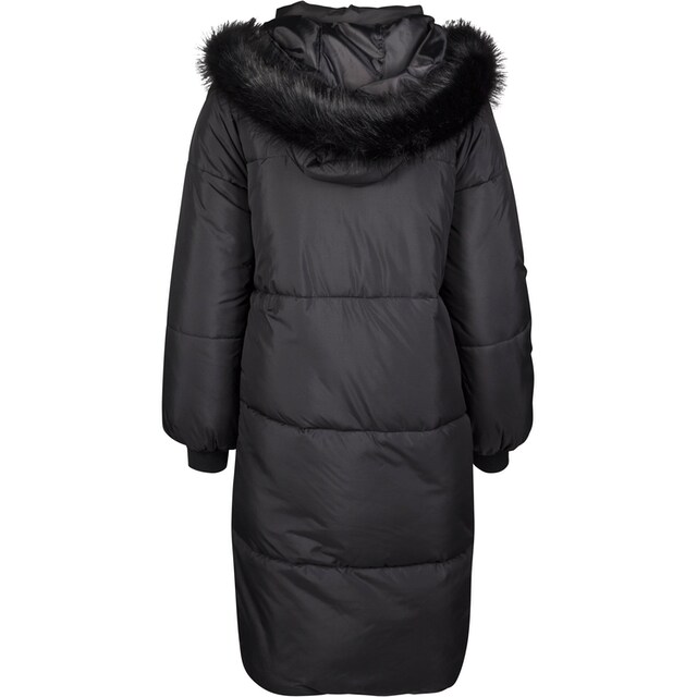 URBAN CLASSICS Winterjacke »Damen Ladies Oversize Faux Fur Puffer Coat«, (1  St.), mit Kapuze für kaufen | BAUR