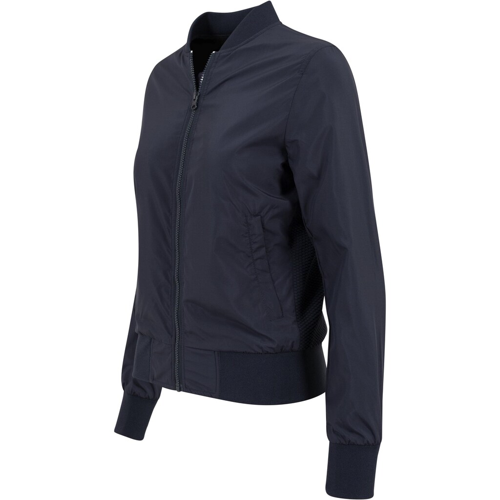 URBAN CLASSICS Allwetterjacke »Urban Classics Damen Ladies Light Bomber Jacket«, (1 St.), ohne Kapuze