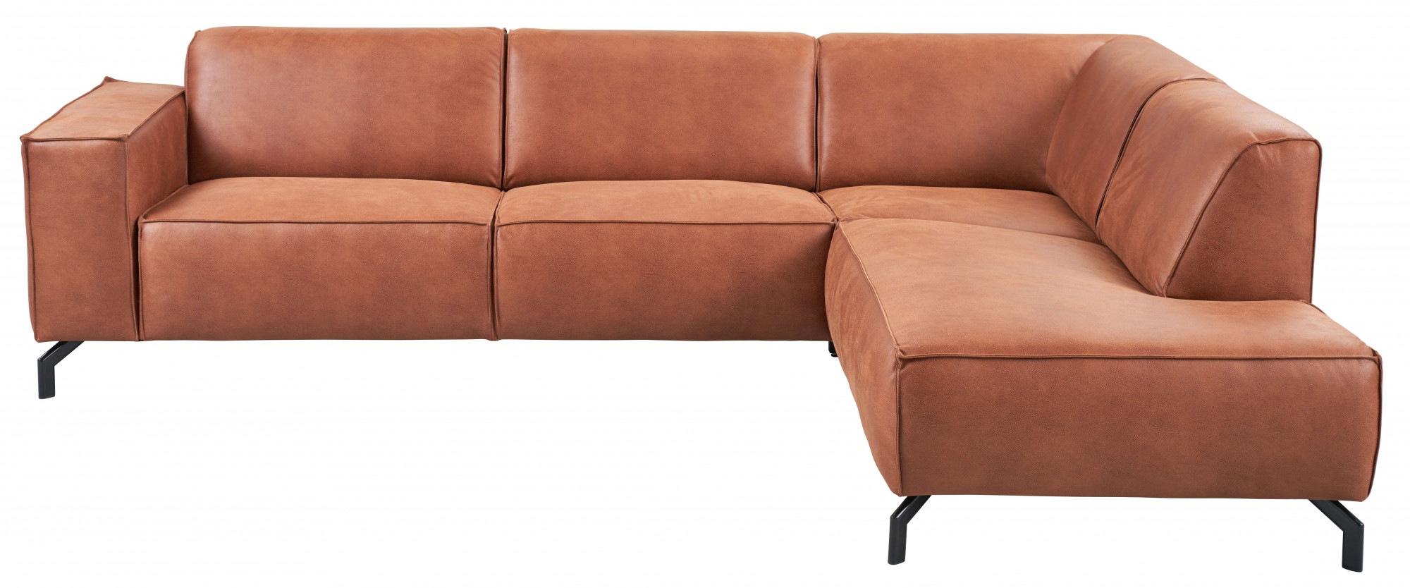 Home affaire Ecksofa "LORCAN mit Metallfüßen, Breite 275 cm, weiches Sitzge günstig online kaufen