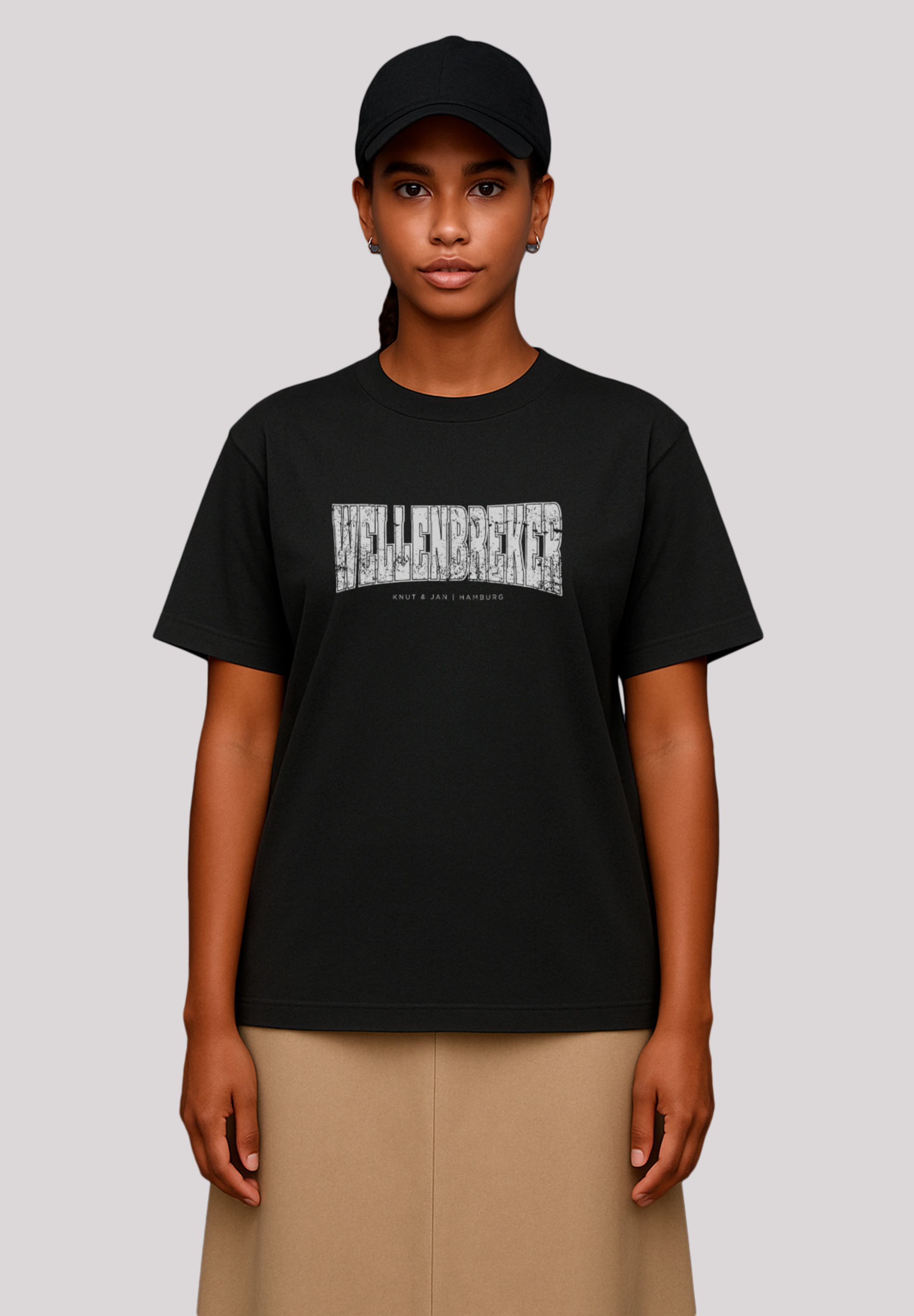 F4NT4STIC T-Shirt »Knut & Jan Hamburg Wellenbreker« Premium Qualität