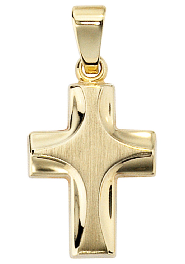 JOBO Kreuzanhänger »Anhänger Kreuz«, 585 Gold bestellen | BAUR
