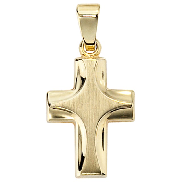 JOBO Kreuzanhänger »Anhänger Kreuz«, 585 Gold bestellen | BAUR