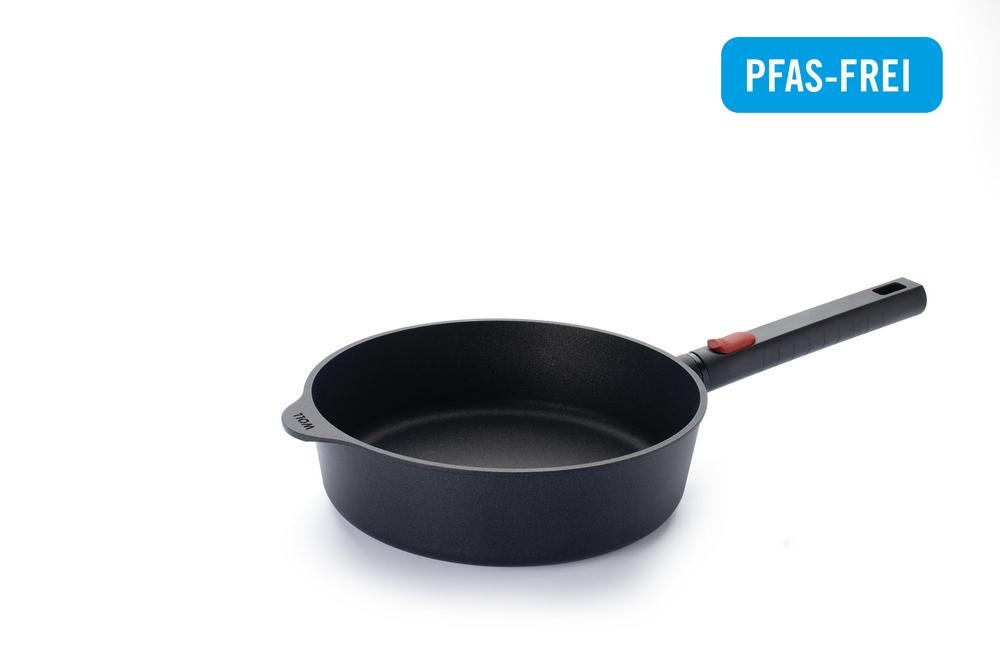 WOLL Schmorpfanne "MADE IN GERMANY - Eco Logic QXR" Aluminiumguss Ø 24 cm, Induktion