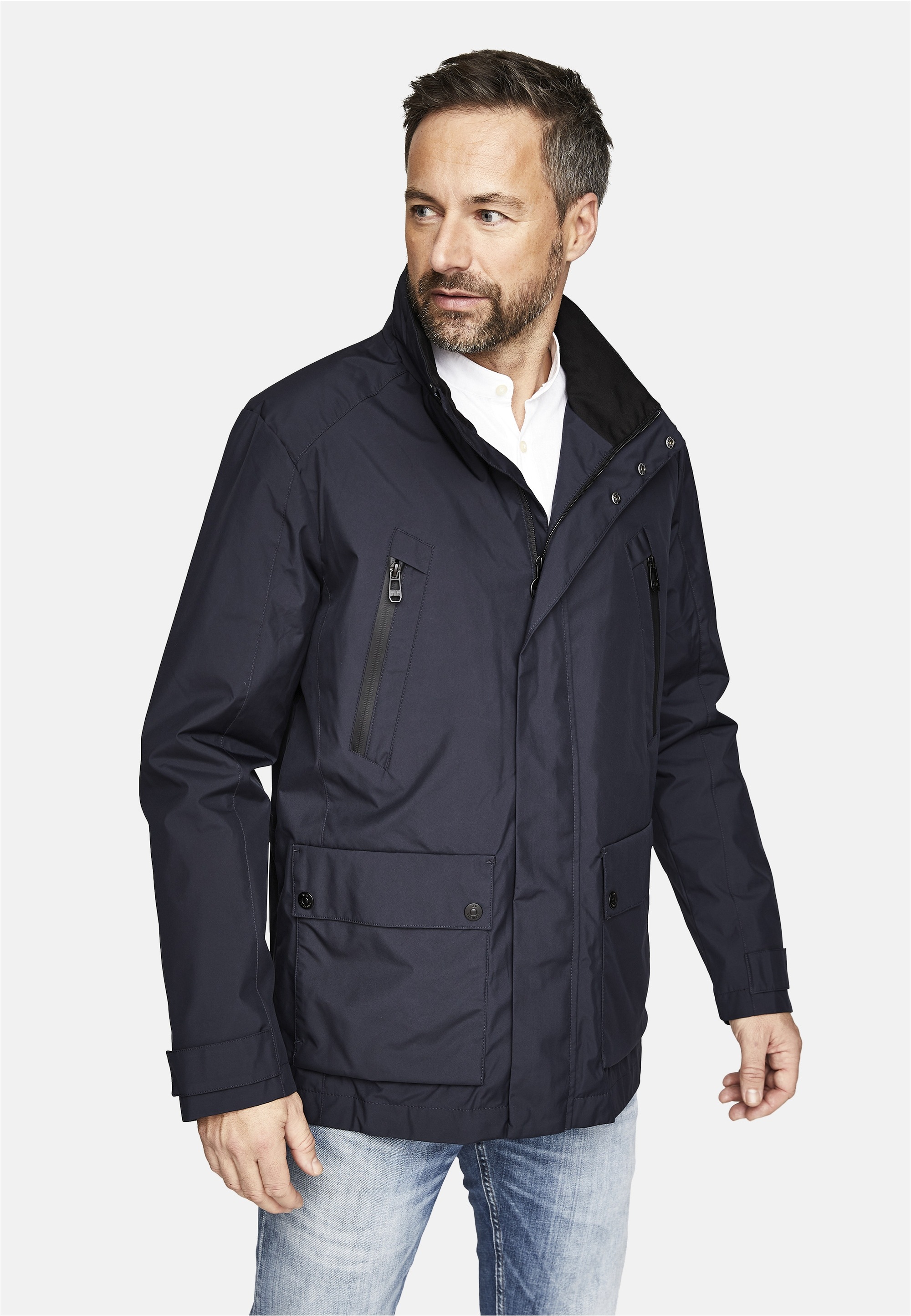 New Canadian Outdoorjacke "RE-JACKT", mit modernem Stehkragen