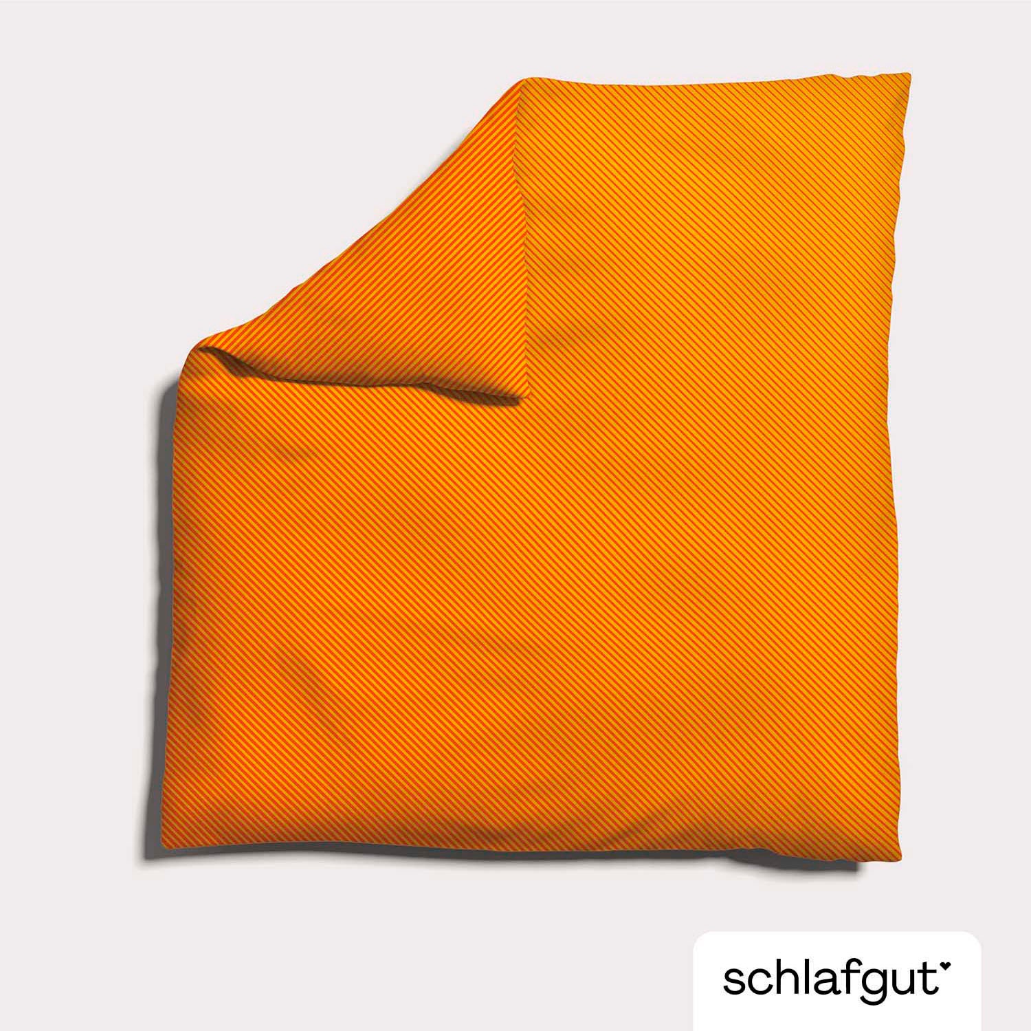 Schlafgut Bettbezug "Woven Satin Fade mit feinen Streifen" mit Farbverlauf, günstig online kaufen