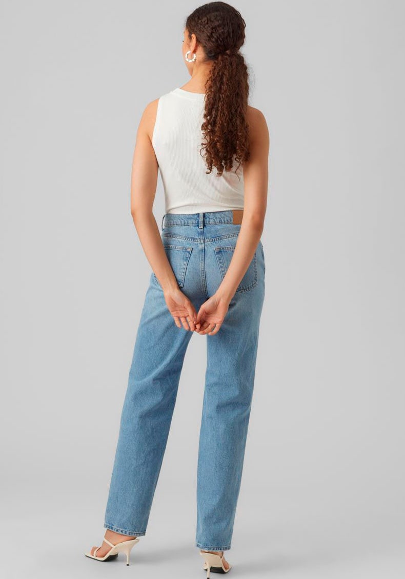 Vero Moda Tanktop »VMLAVENDER SL TOP VMA JRS NOOS«, mit Rundhalsausschnitt