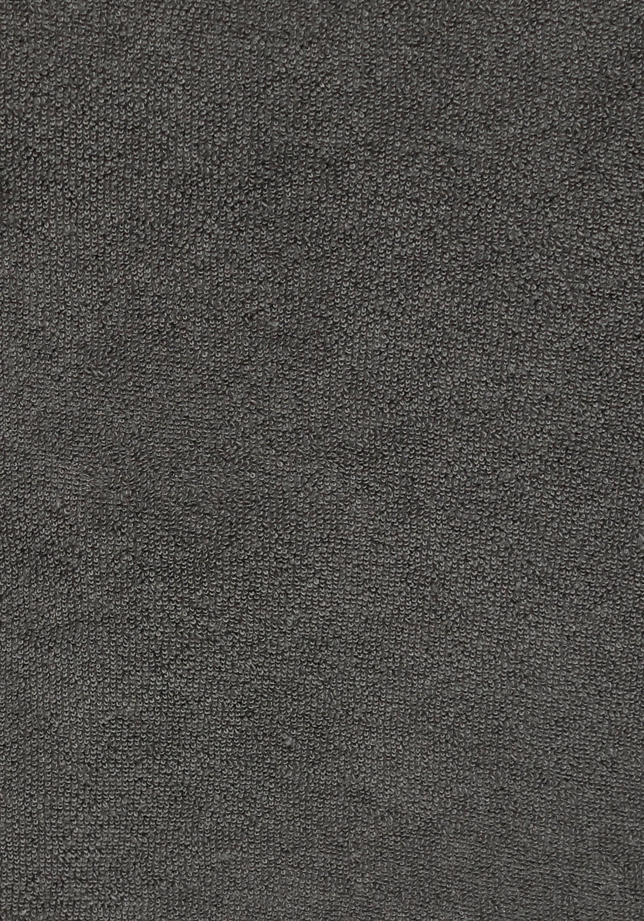 KangaROOS Damenbademantel »Dalia«, (1 St.), Uni-Farben und innen mit Streifen, Bademantel mit Taschen, XS-3XL