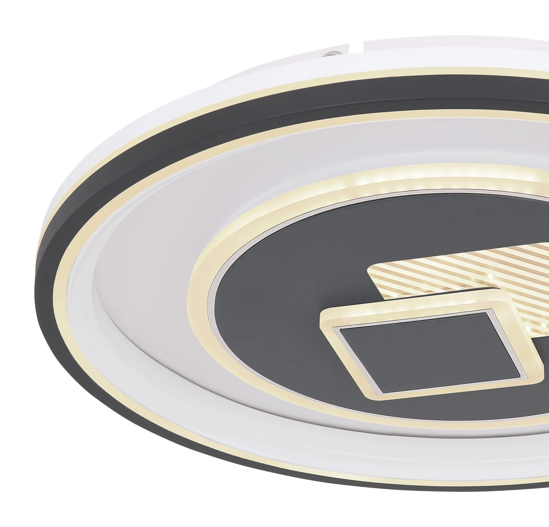 GLOBO LIGHTING LED Deckenleuchte »SUNDI«, Leuchtmittel LED-Modul | LED fest integriert, Deckenlampe, Designleuchte, Wohnzimmer, Schlafzimmer, rund