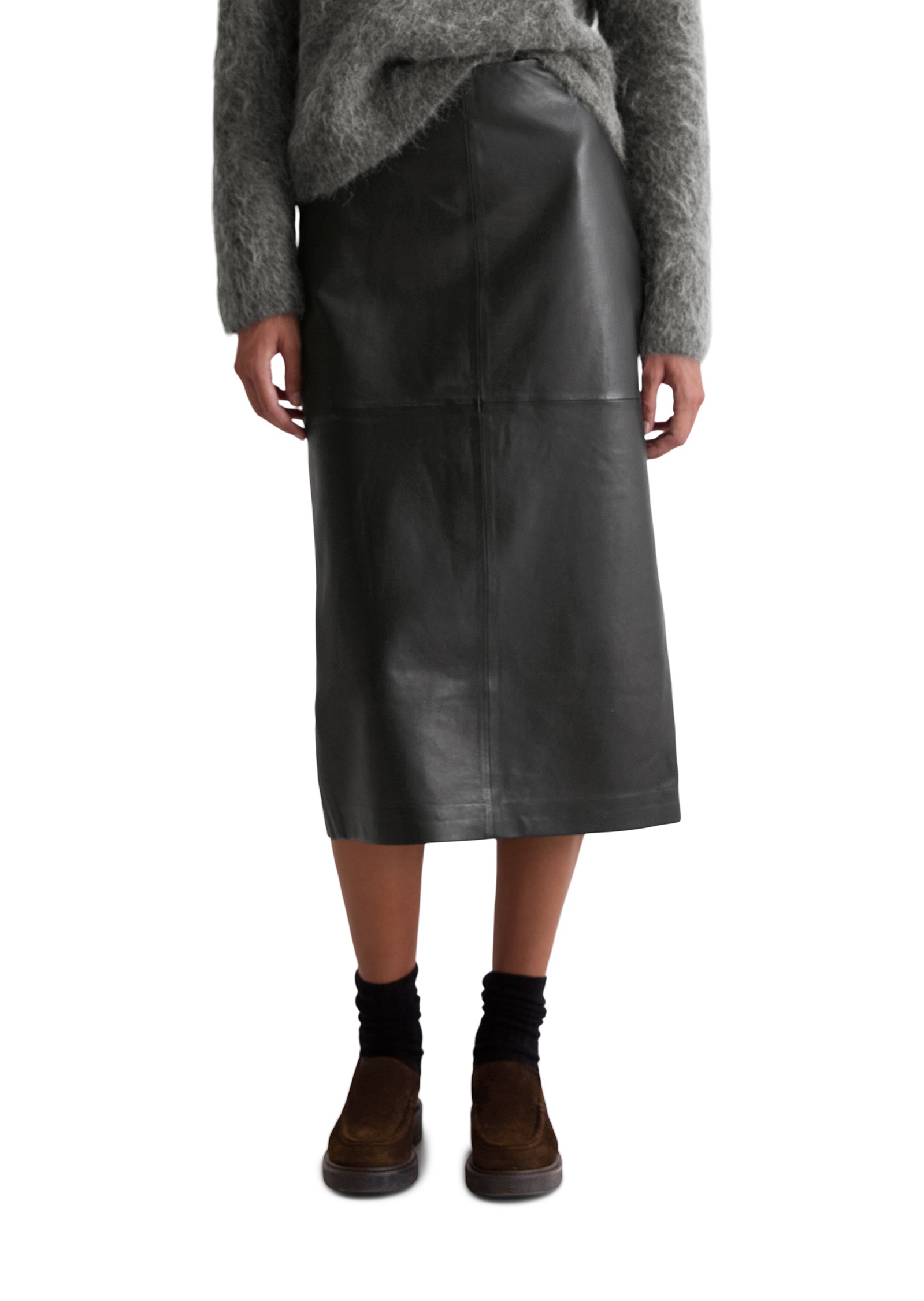 Marc OPolo Lederrock "aus softem Lamm-Leder" günstig online kaufen