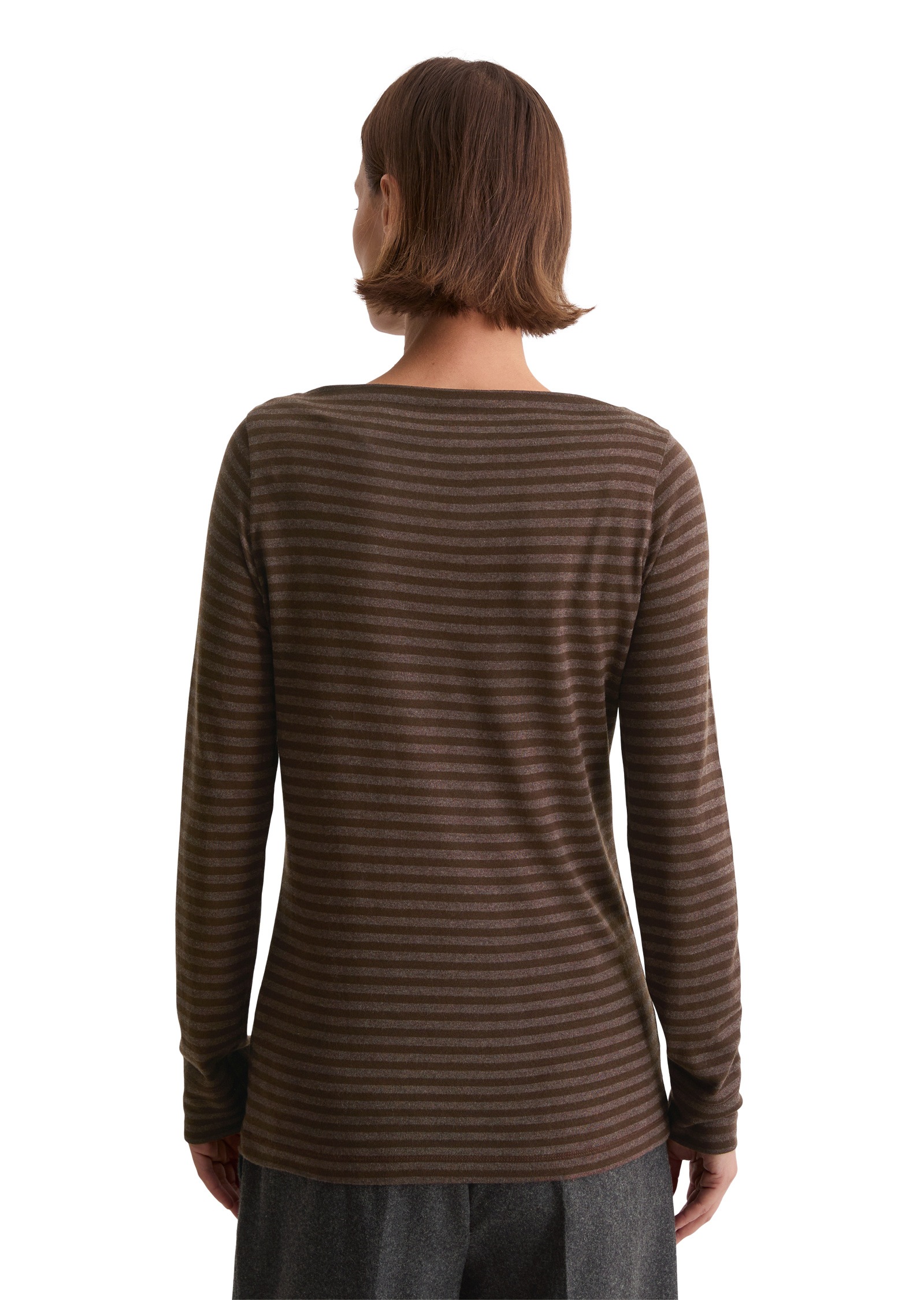 Thumbnail - Marc OPolo Langarmshirt "aus Melange-Jersey"