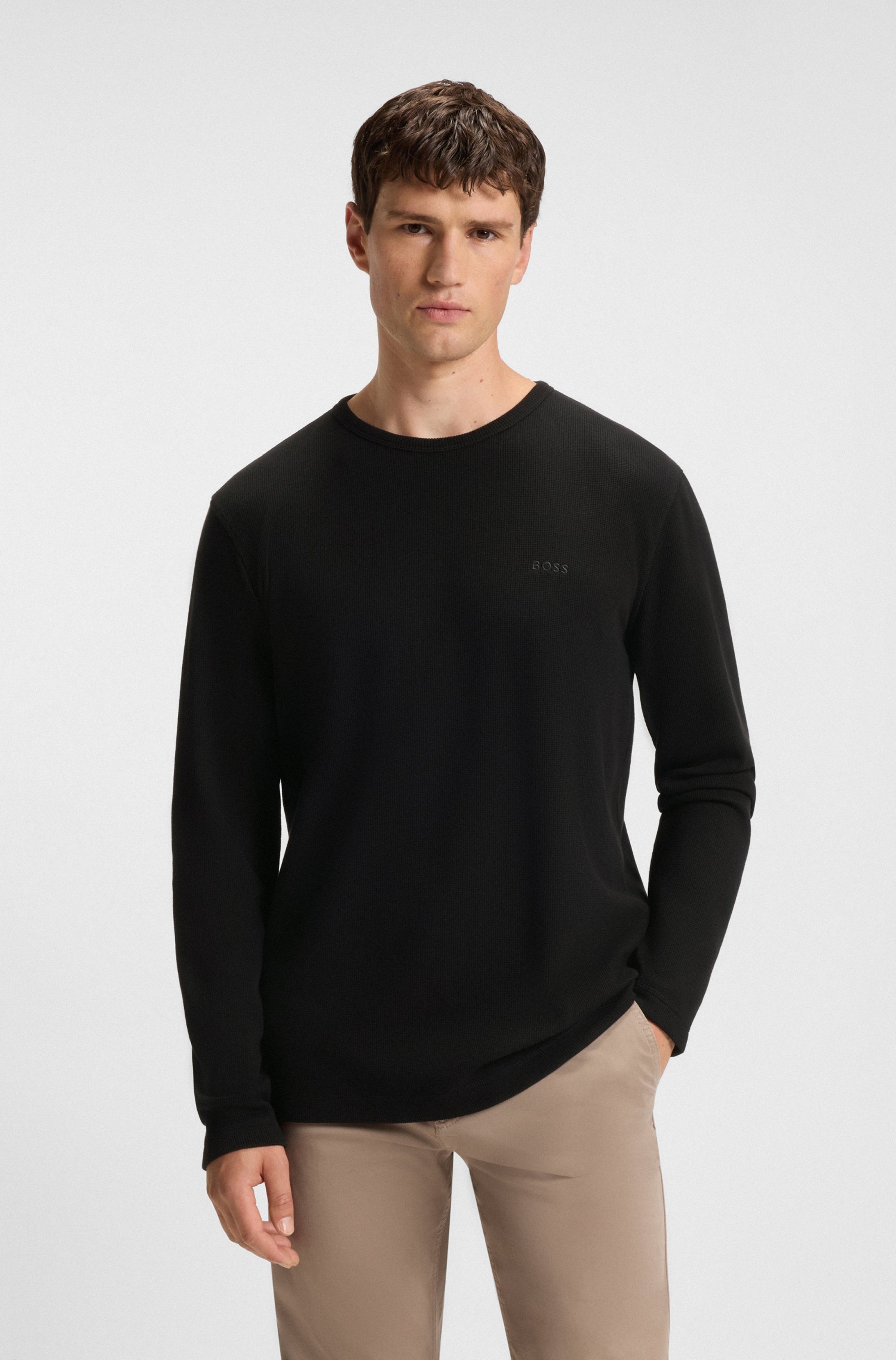 BOSS ORANGE Langarmshirt "Tempesto", mit BOSS-Stickerei günstig online kaufen
