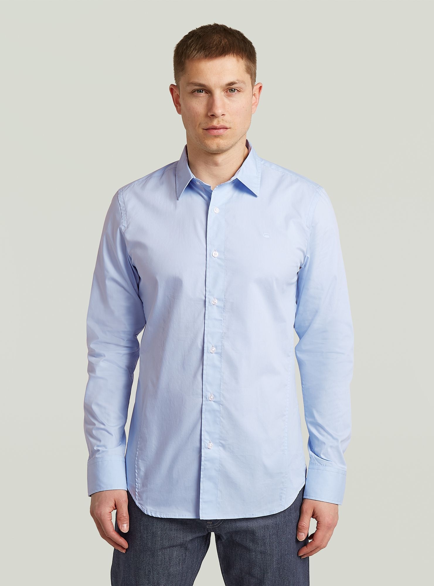 G-STAR Langarmshirt "Uniform Slim Hemd" günstig online kaufen