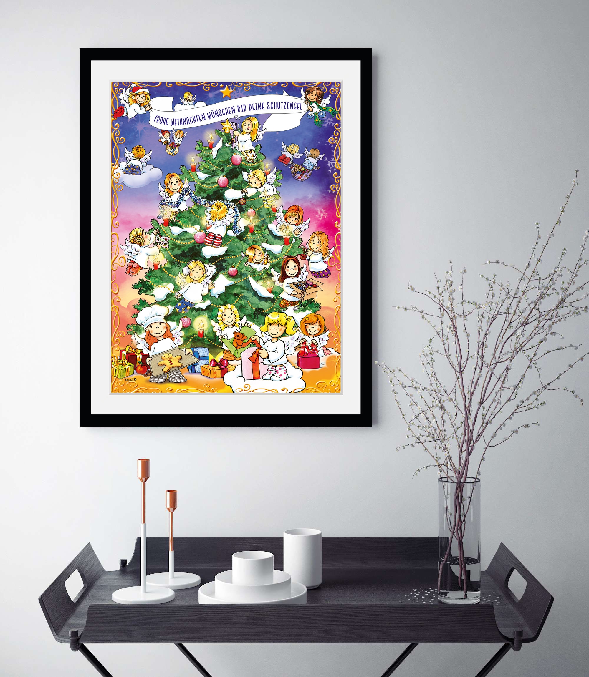 queence Bild "Christmas Tree", Engel, (1 St.) günstig online kaufen