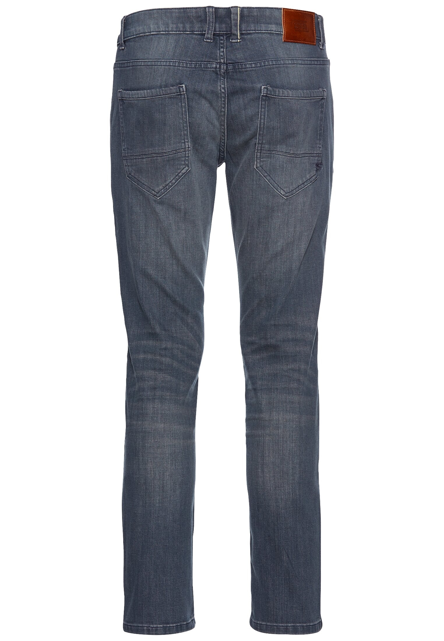 camel active Slim-fit-Jeans, mit Leder-Badge