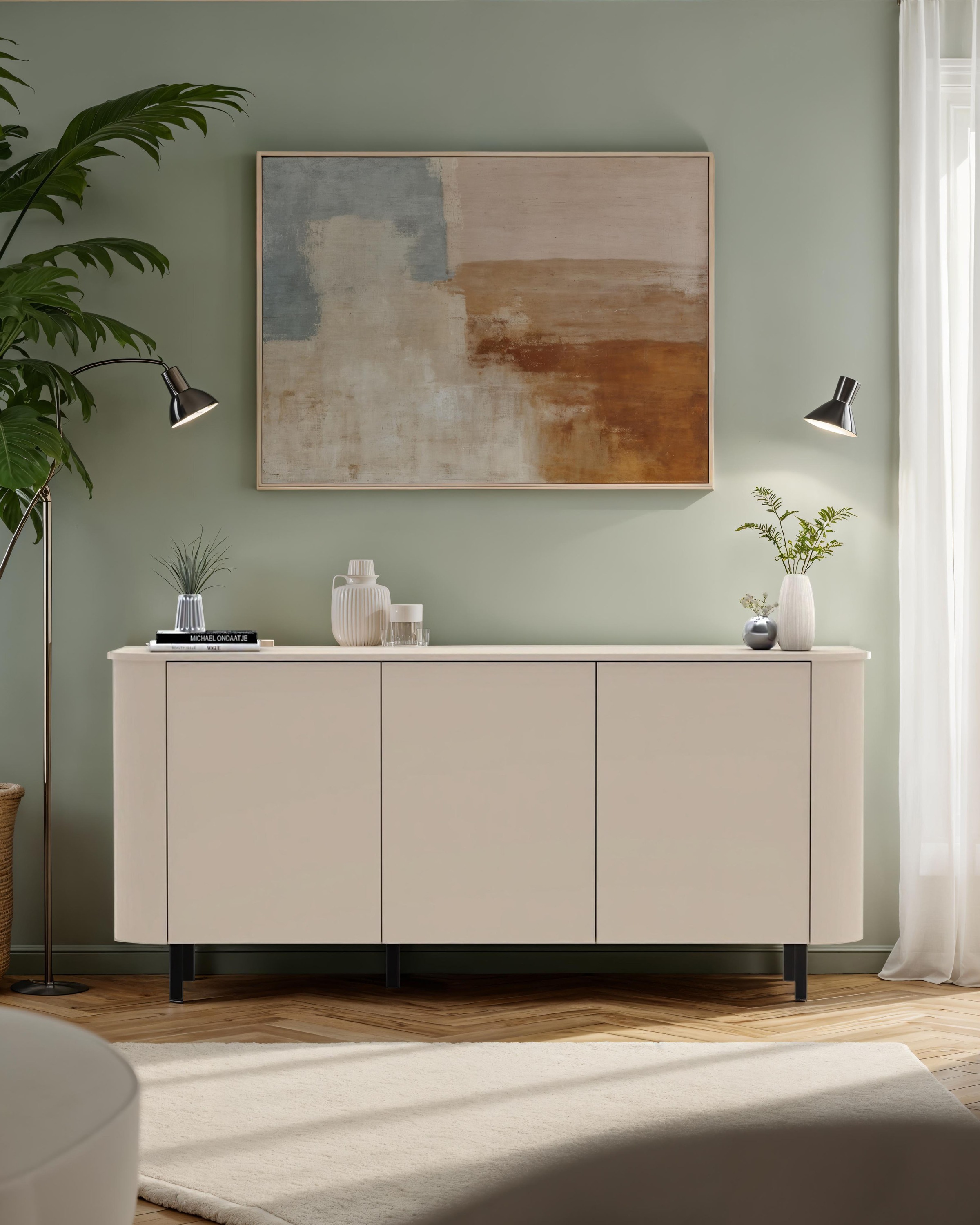 OTTO home Sideboard "Lido, 181 cm breit, 3 Türen, Anrichte, Kommode, Staura günstig online kaufen