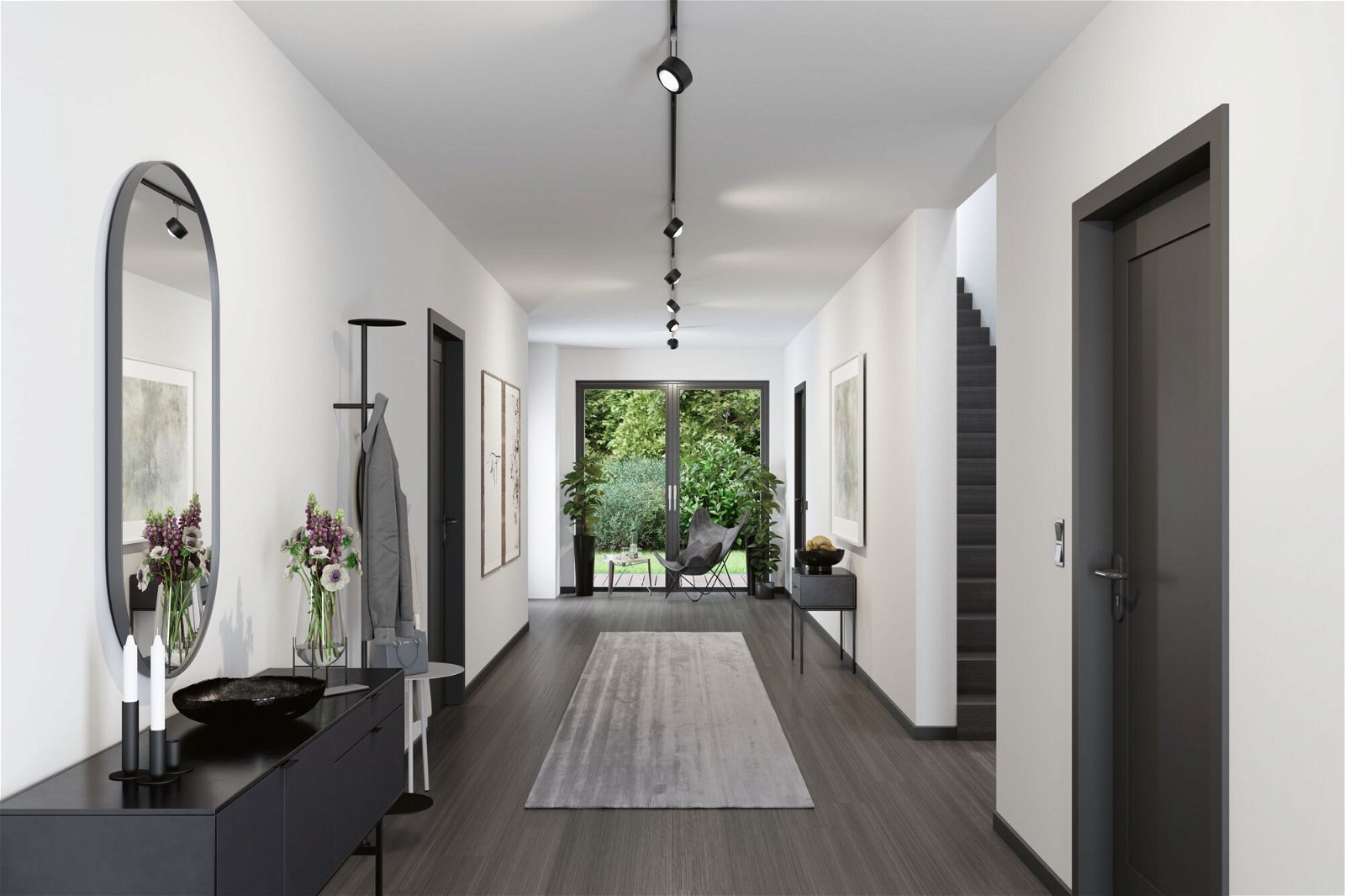 Paulmann Schienensystem-Leuchten »URail Schienenspot Aldan 533,8lm 8W 4000K 230V Schwarz matt, Schwarz«, dimmbar Einzelspot