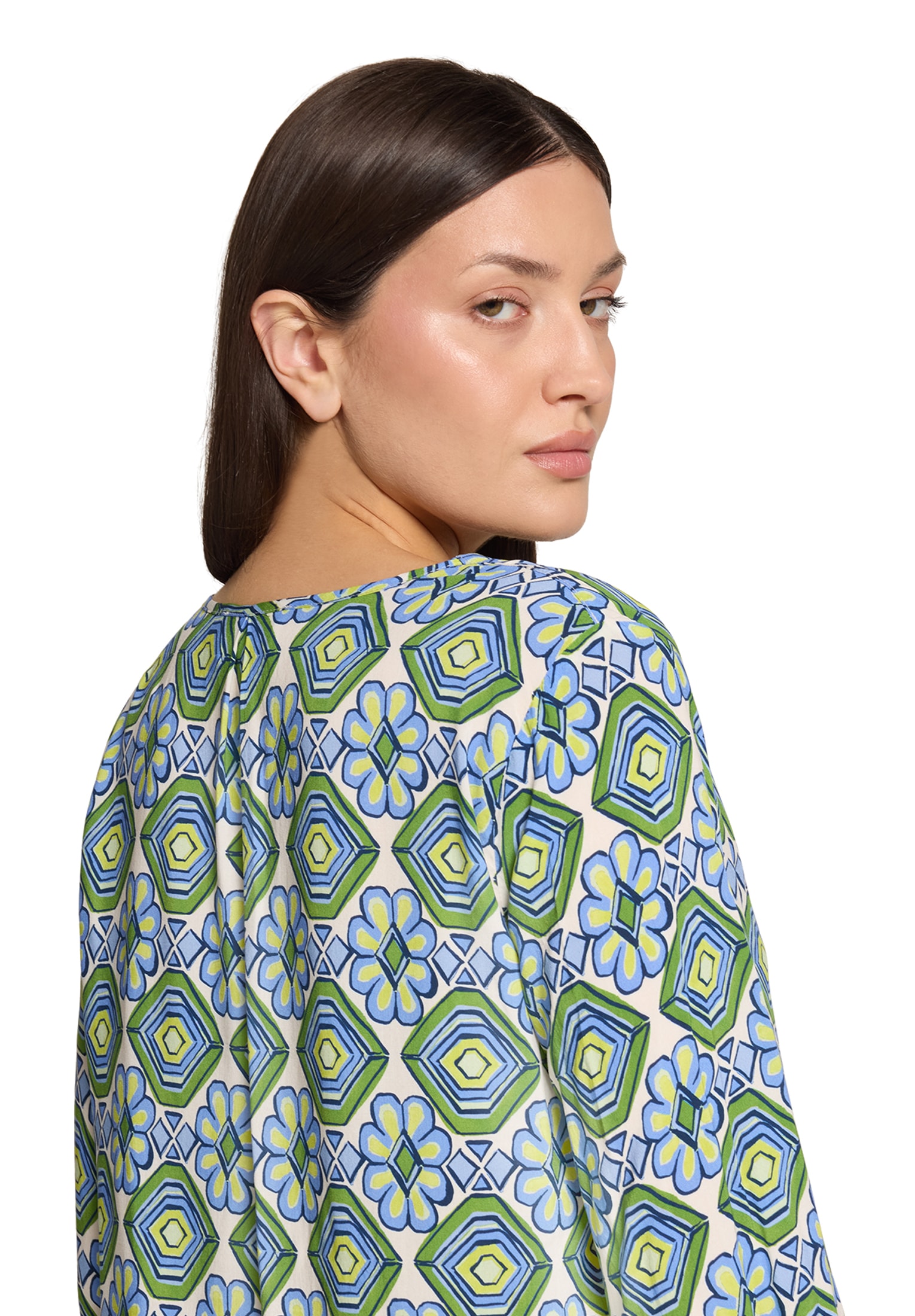 Cartoon Schlupfbluse »Damen mit Muster«