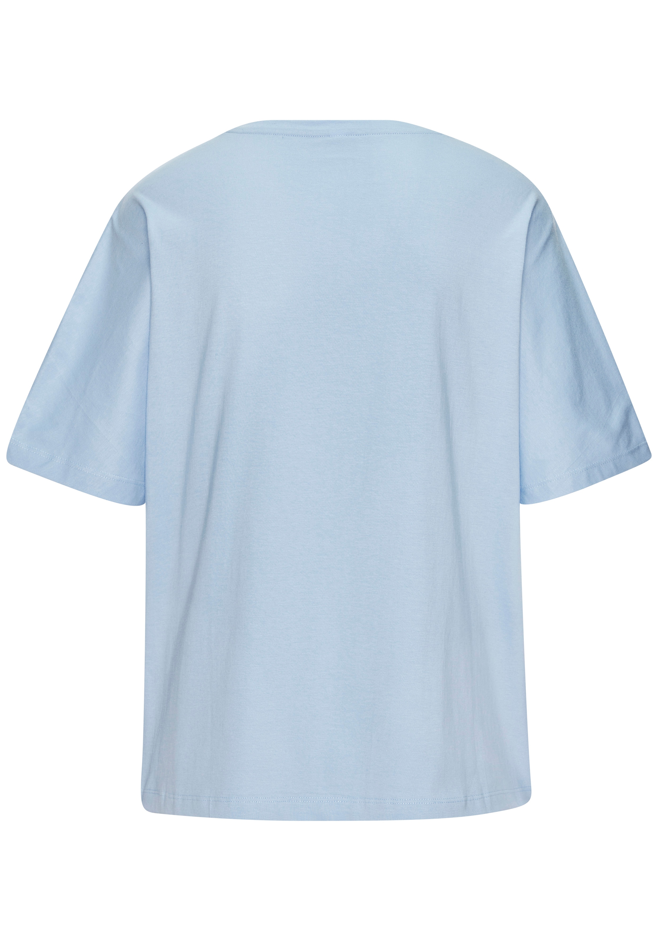 Vivance T-Shirt »mit dekorativer Stickerei« aus angenehmer Bio-Baumwoll-Qualität