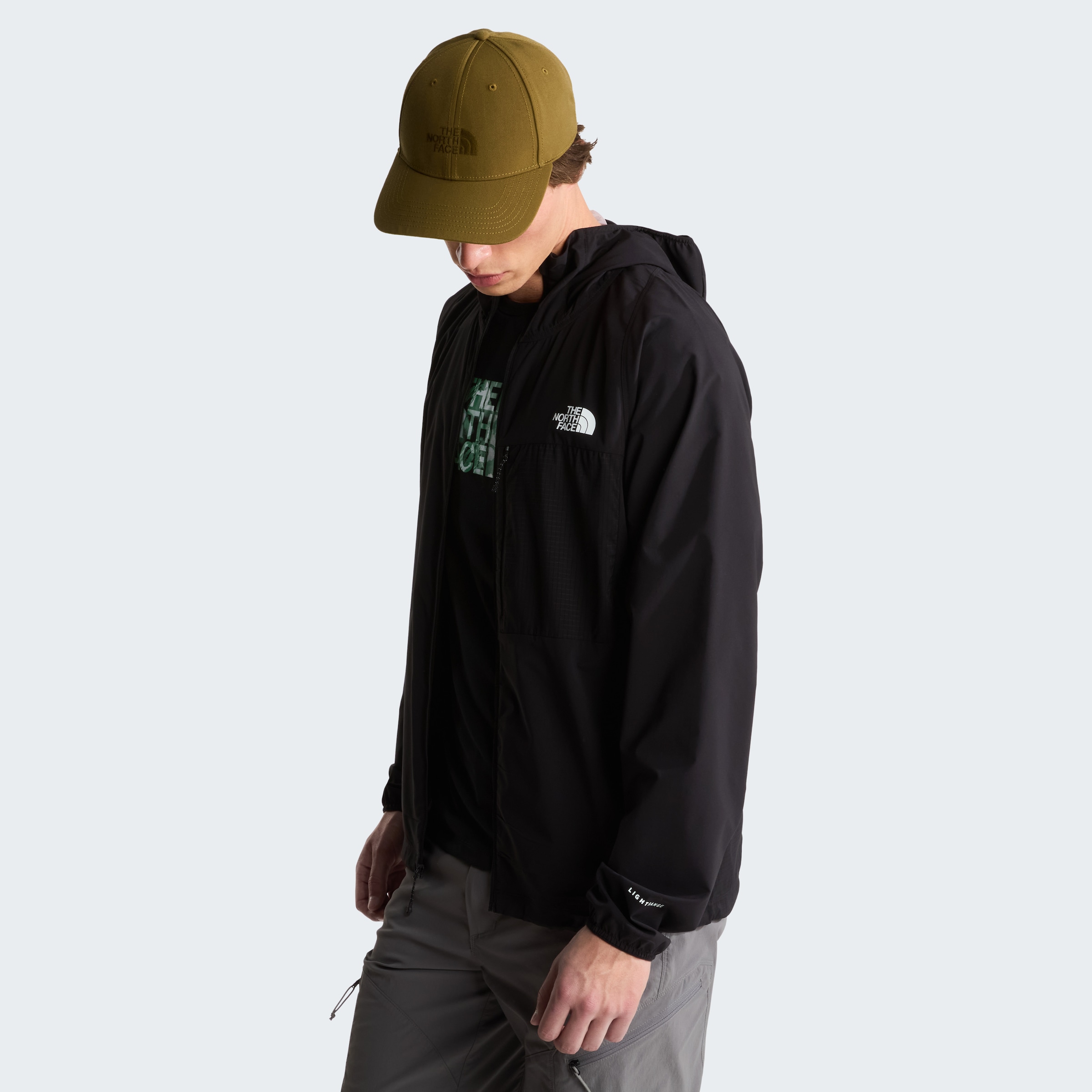 The North Face Trainingsjacke »M LIGHTRANGE WOVEN JACKET« für Erwachsene, mit sportlichem Stil, leichtes Tragegefühl