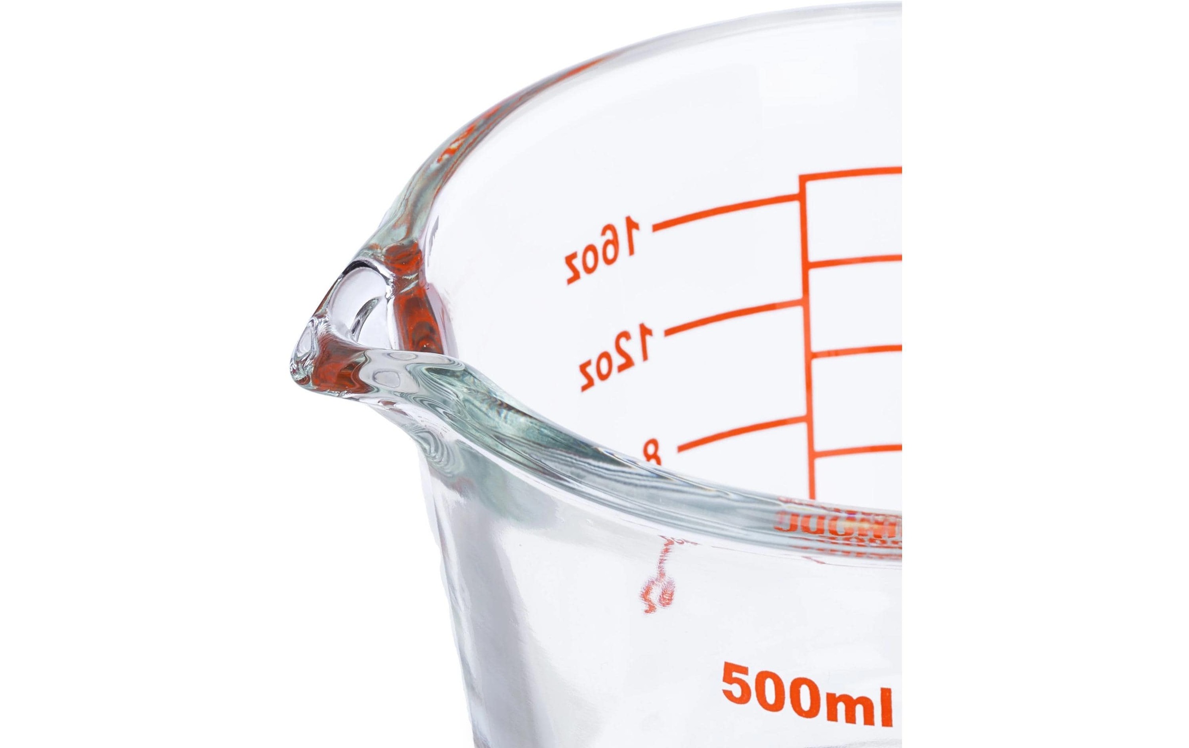 relaxdays Messbecher »500 ml« Glas 1 Stk. tlg.