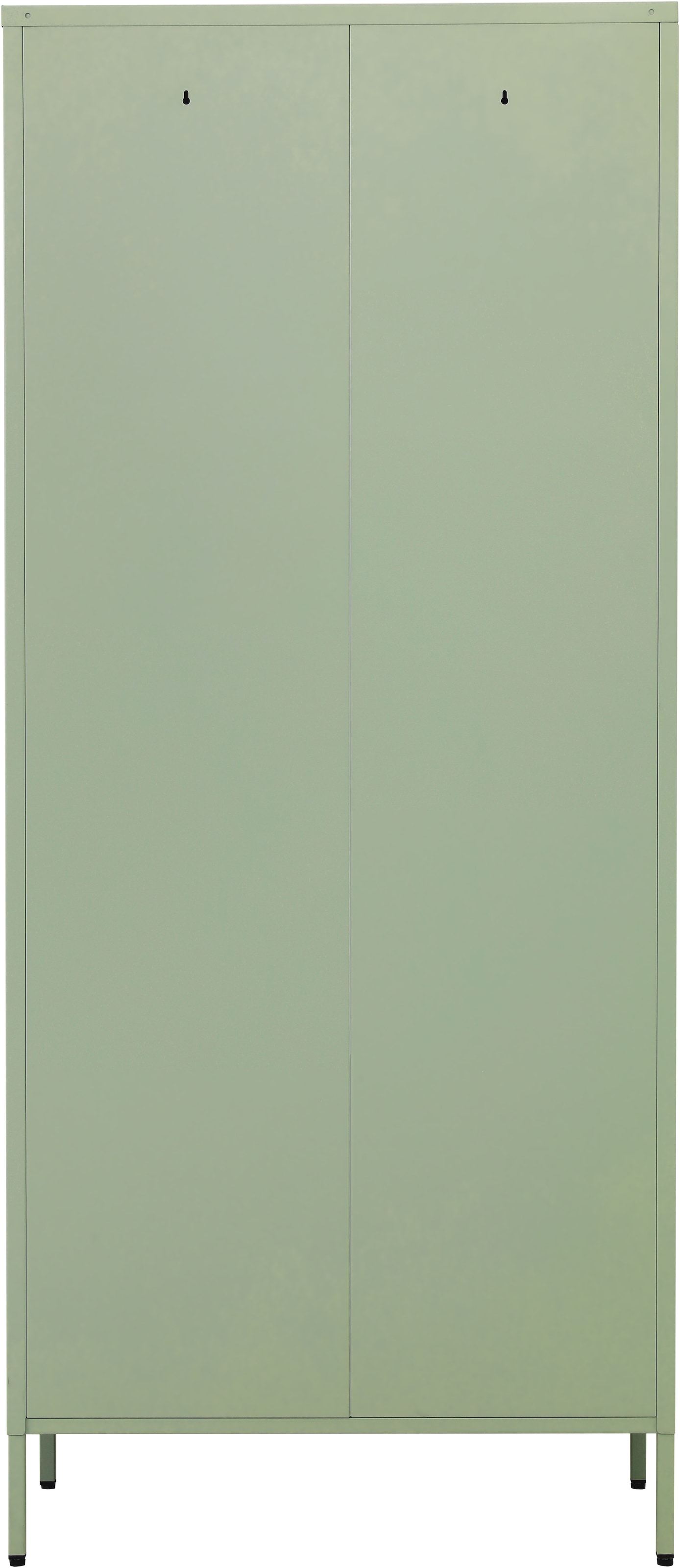 INOSIGN Drehtürenschrank »Kleiderschrank Schrank Metallschrank Mehrzweckschrank Siena Spind«, (in 4 Farben aus Metall), in der Höhe verstellbar, abschließbar