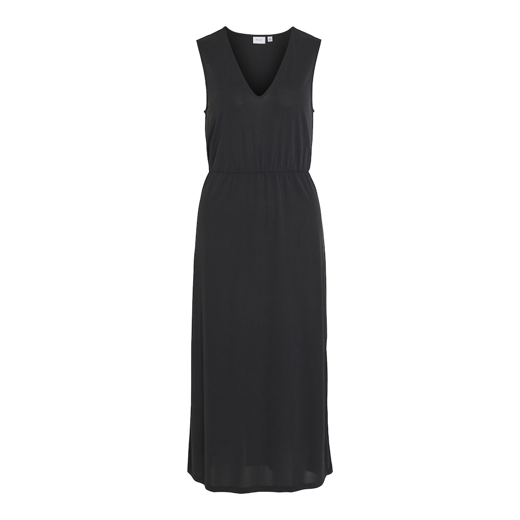 Vila Maxikleid »VIMODALA V-NECK S/L MIDI DRESS - NOOS«