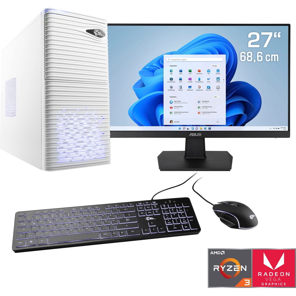 CSL Gaming-PC-Komplettsystem »Sprint V28125«