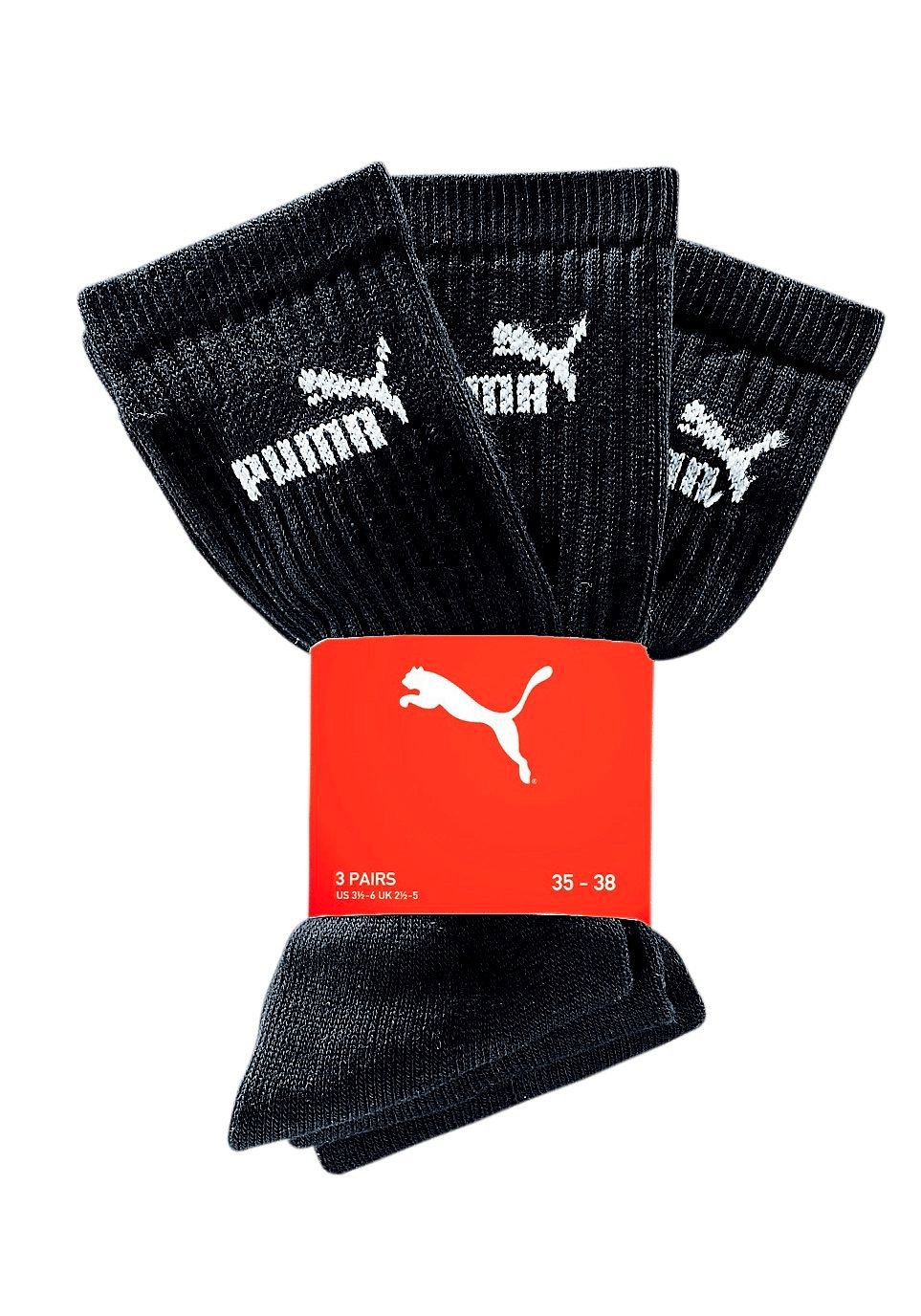 PUMA Freizeitsocken (3 poros) in strapazier...