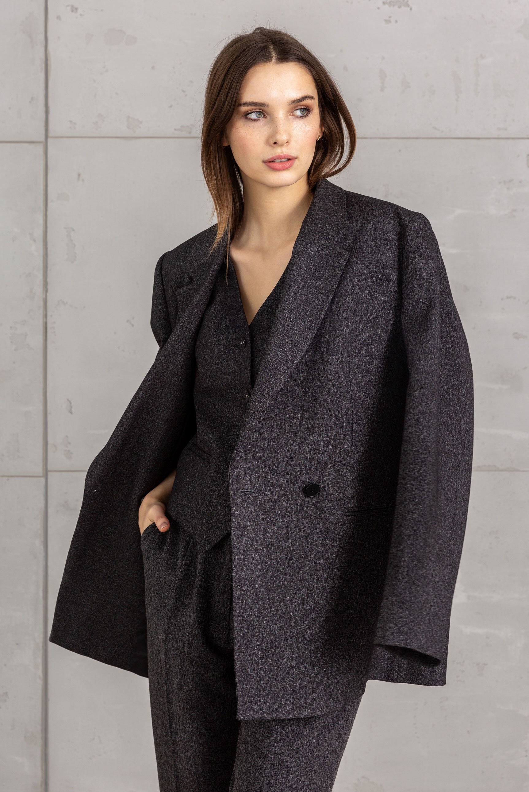 SENSES.THE LABEL Sweatblazer, mit Reverskragen günstig online kaufen