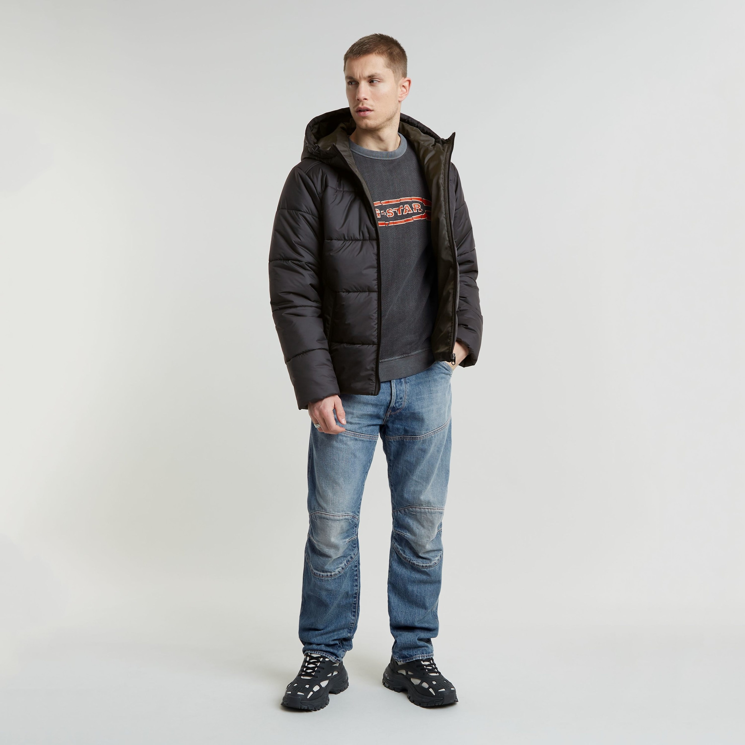 G-STAR Steppjacke »Padded Hooded Puffer«, mit Kapuze