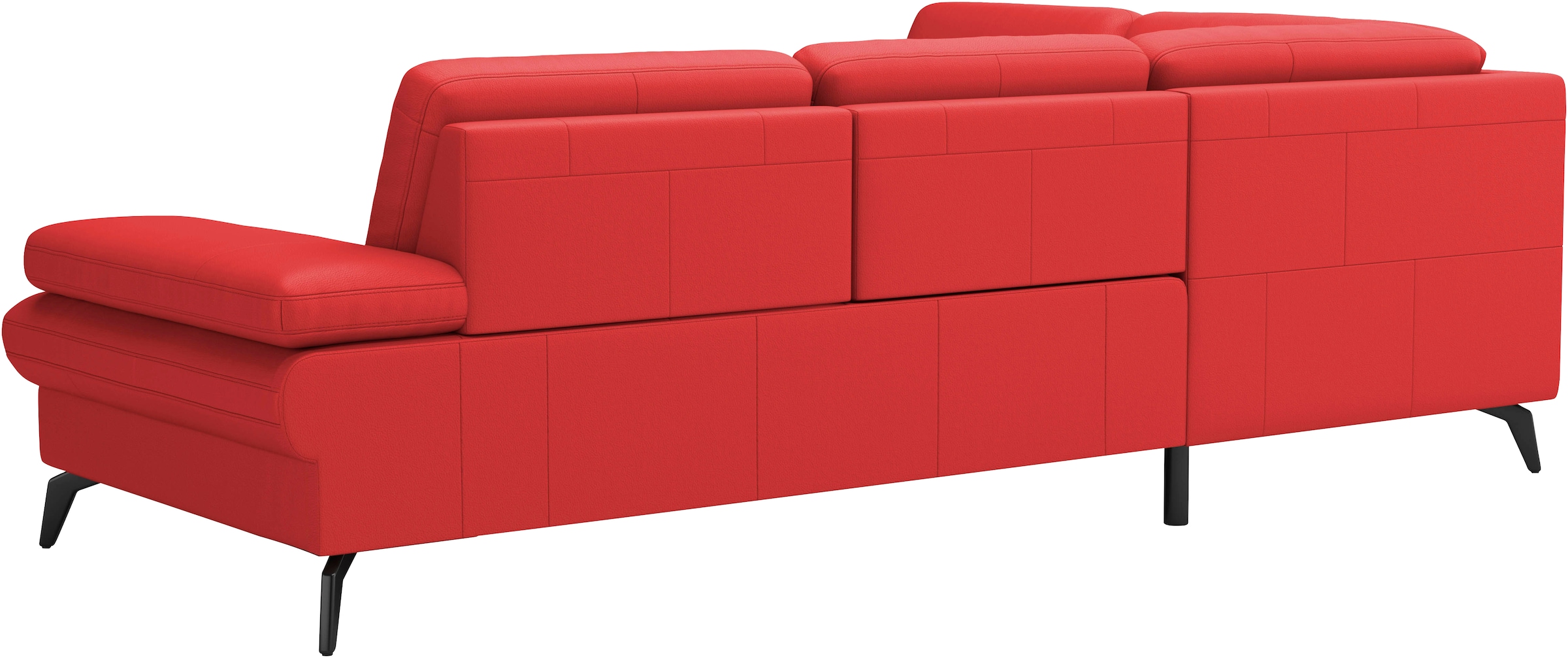sit&more Ecksofa »Morris L-Form, inkl. Sitztiefenverstellung«, wahlweise mit Armteilverstellung, Bettfunktion & Bettkasten