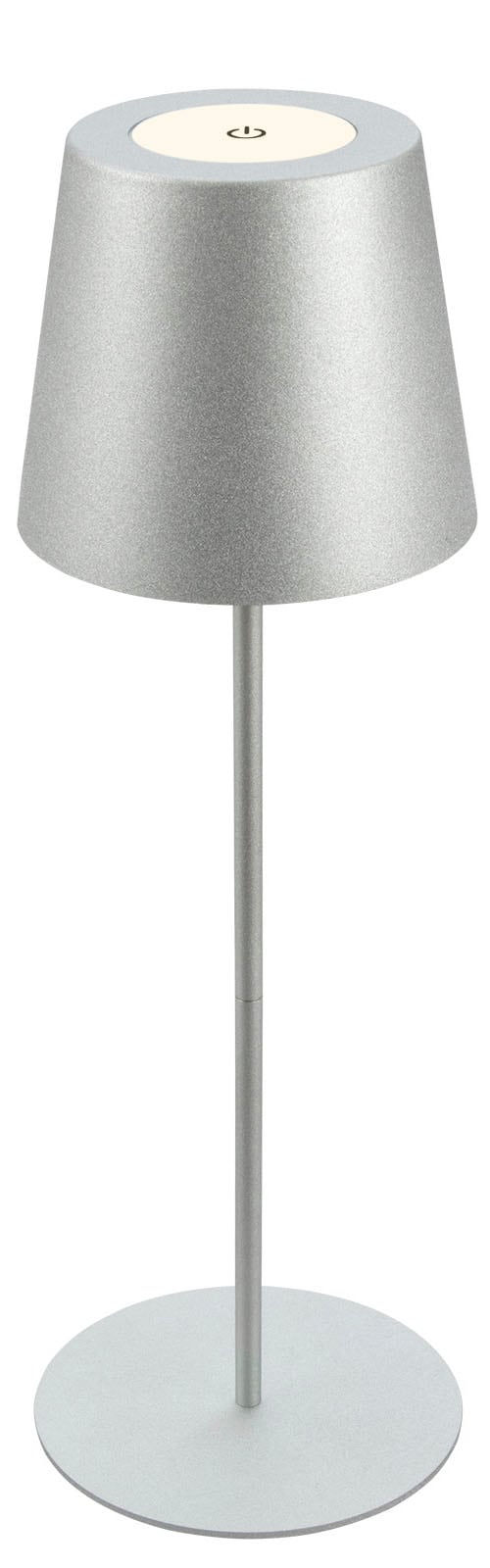 LED Außen-Tischleuchte "Coloris", silber, BRILONER LEUCHTEN, Leuchten