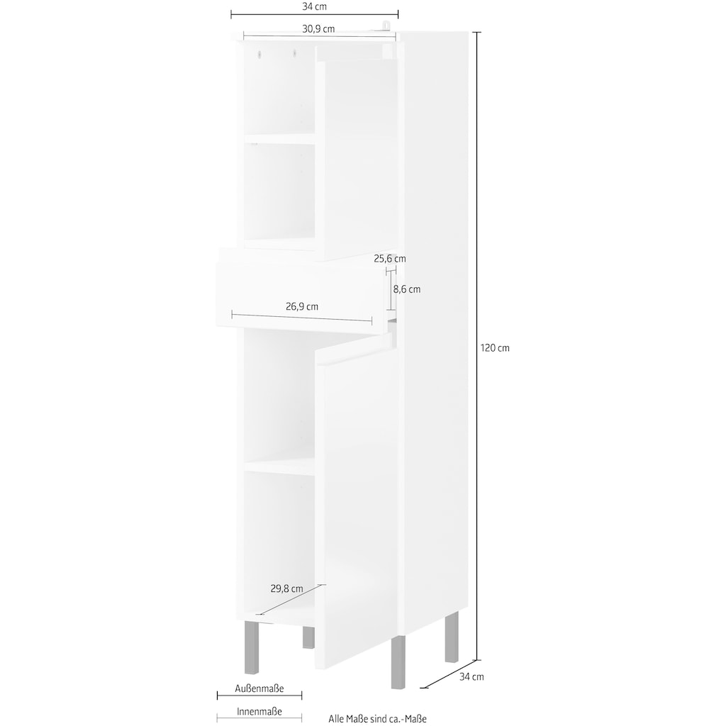 GERMANIA Midischrank »Scantic«